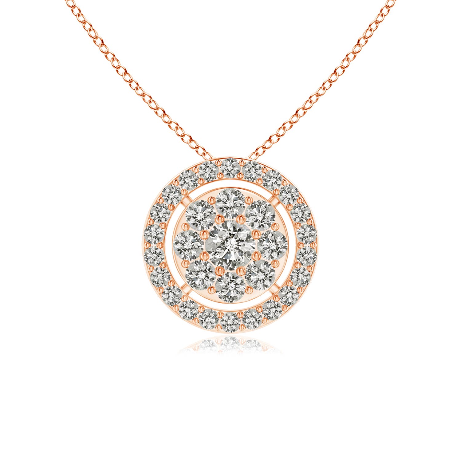 K, I3 / 0.48 CT / 14 KT Rose Gold