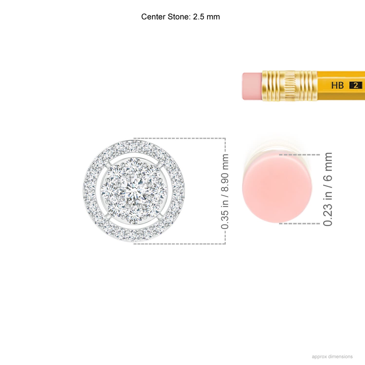 G, VS2 / 0.27 CT / 14 KT White Gold