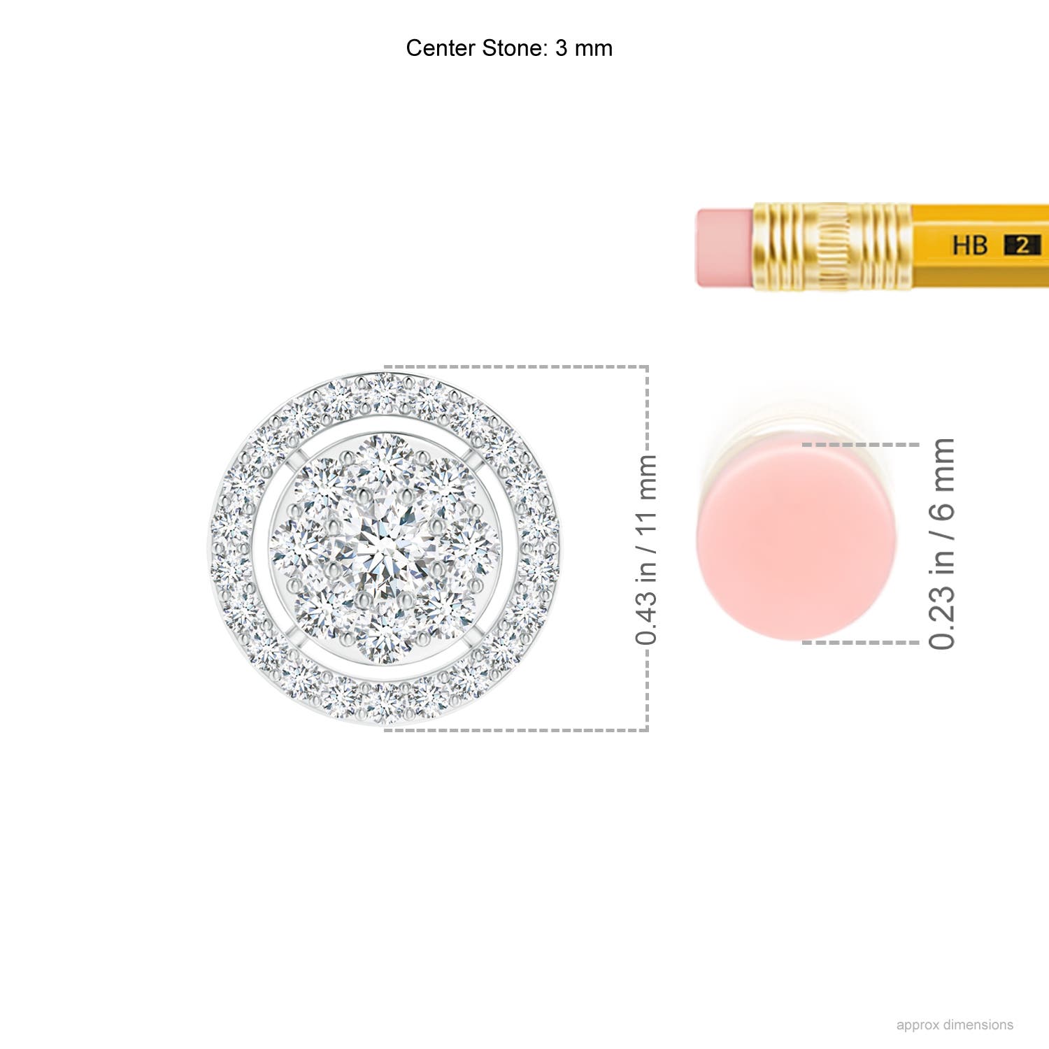 G, VS2 / 0.48 CT / 14 KT White Gold