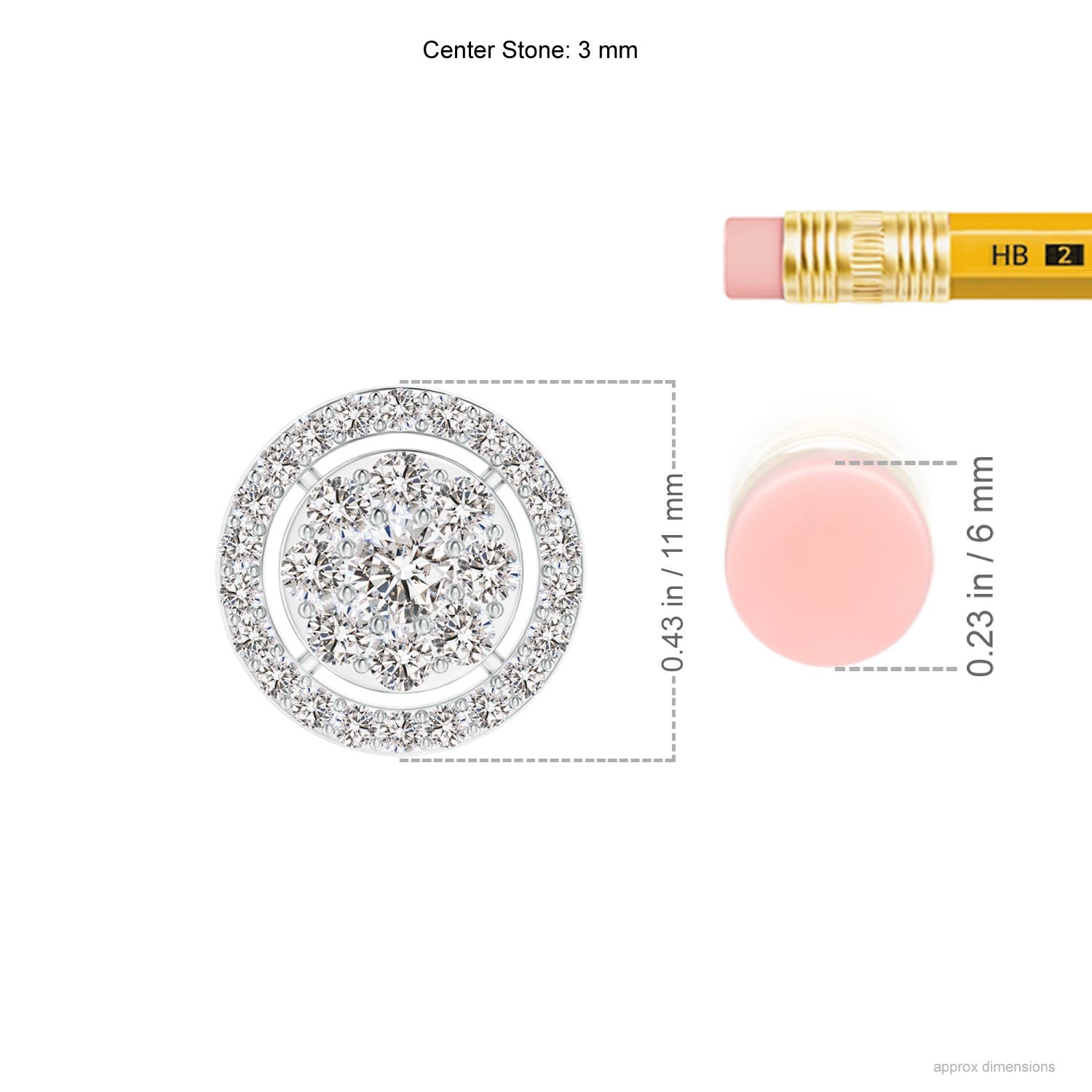 I-J, I1-I2 / 0.48 CT / 14 KT White Gold