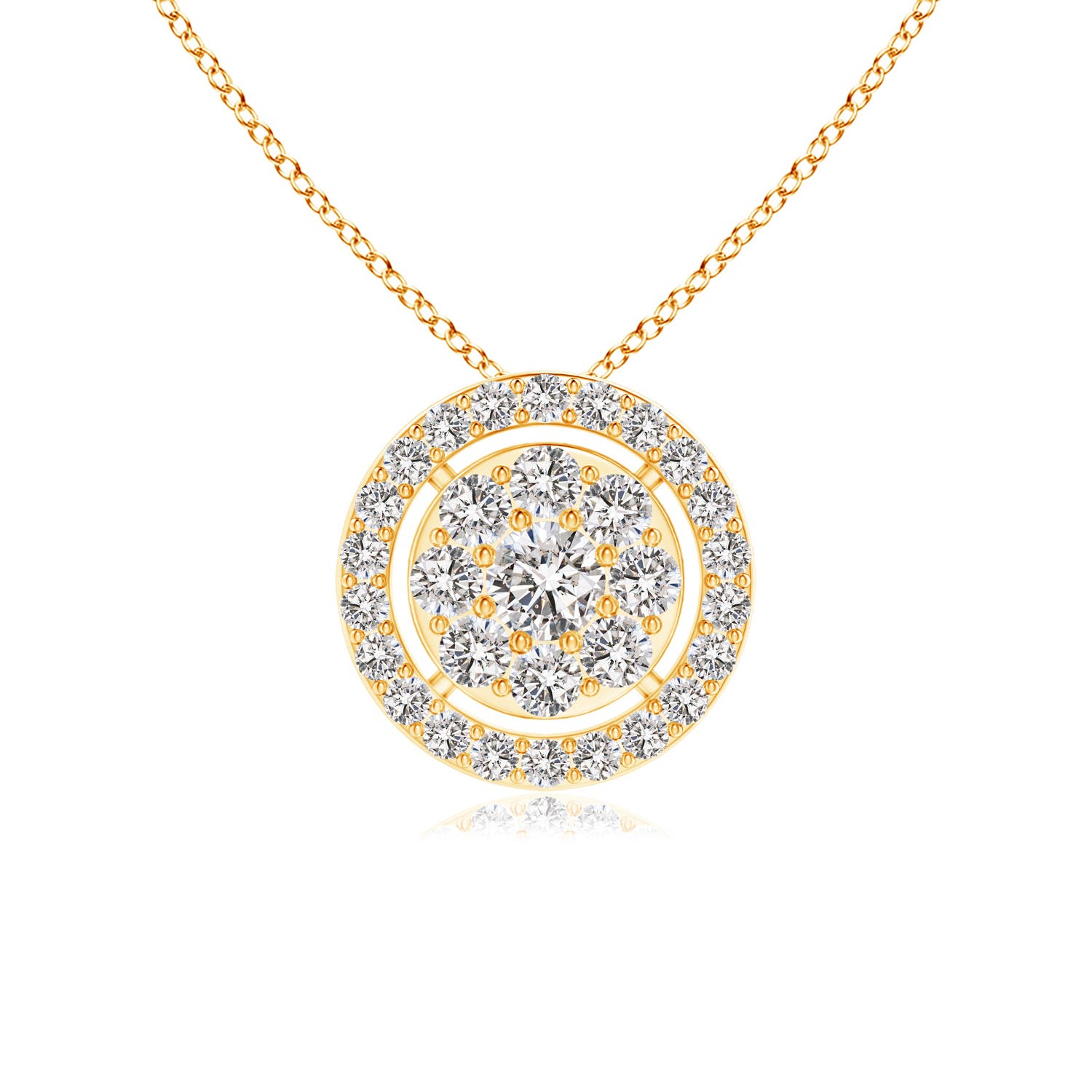 I-J, I1-I2 / 0.48 CT / 14 KT Yellow Gold