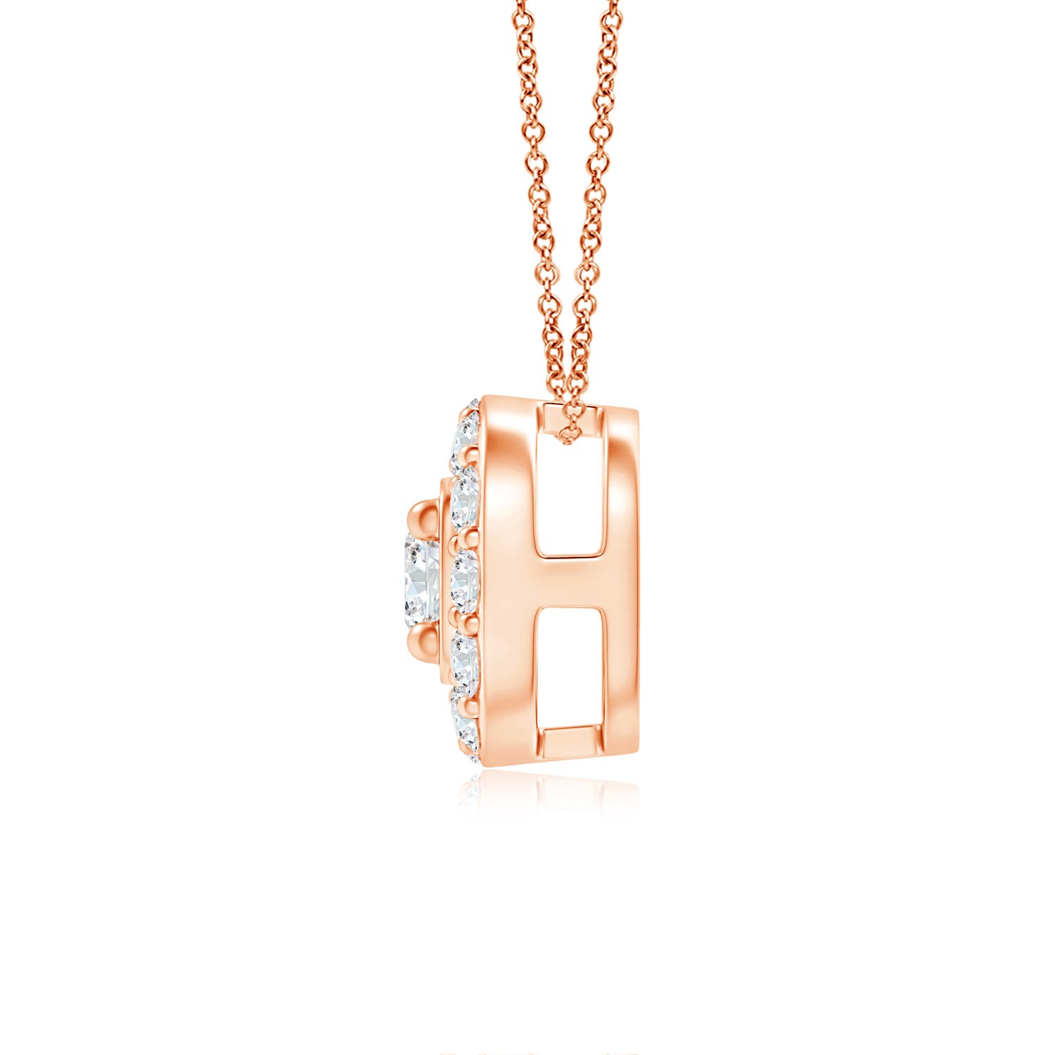 G, VS2 / 0.5 CT / 14 KT Rose Gold