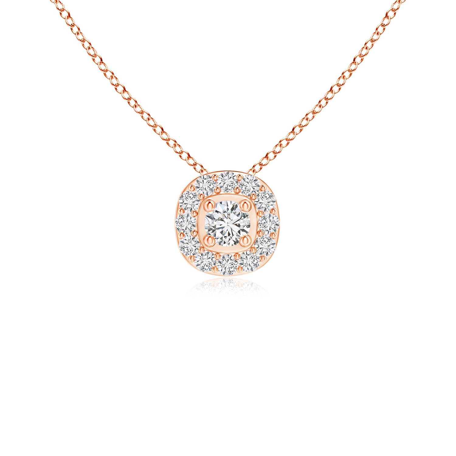 H, SI2 / 0.17 CT / 14 KT Rose Gold