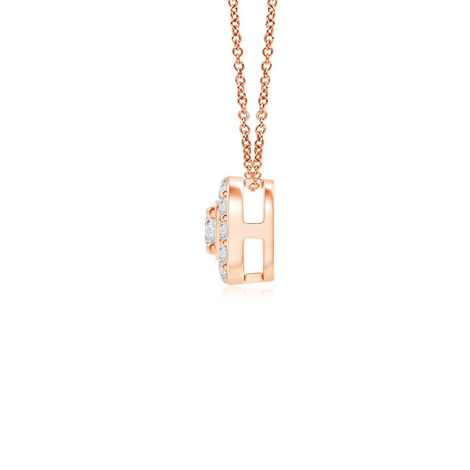 H, SI2 / 0.17 CT / 14 KT Rose Gold