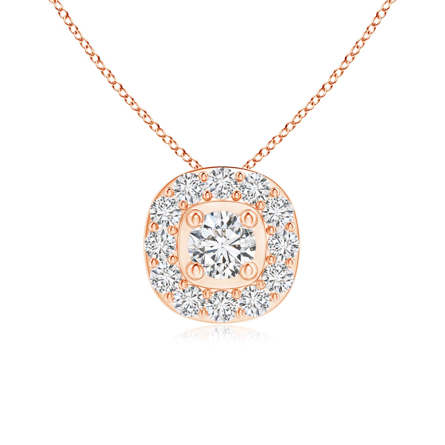 H, SI2 / 0.5 CT / 14 KT Rose Gold