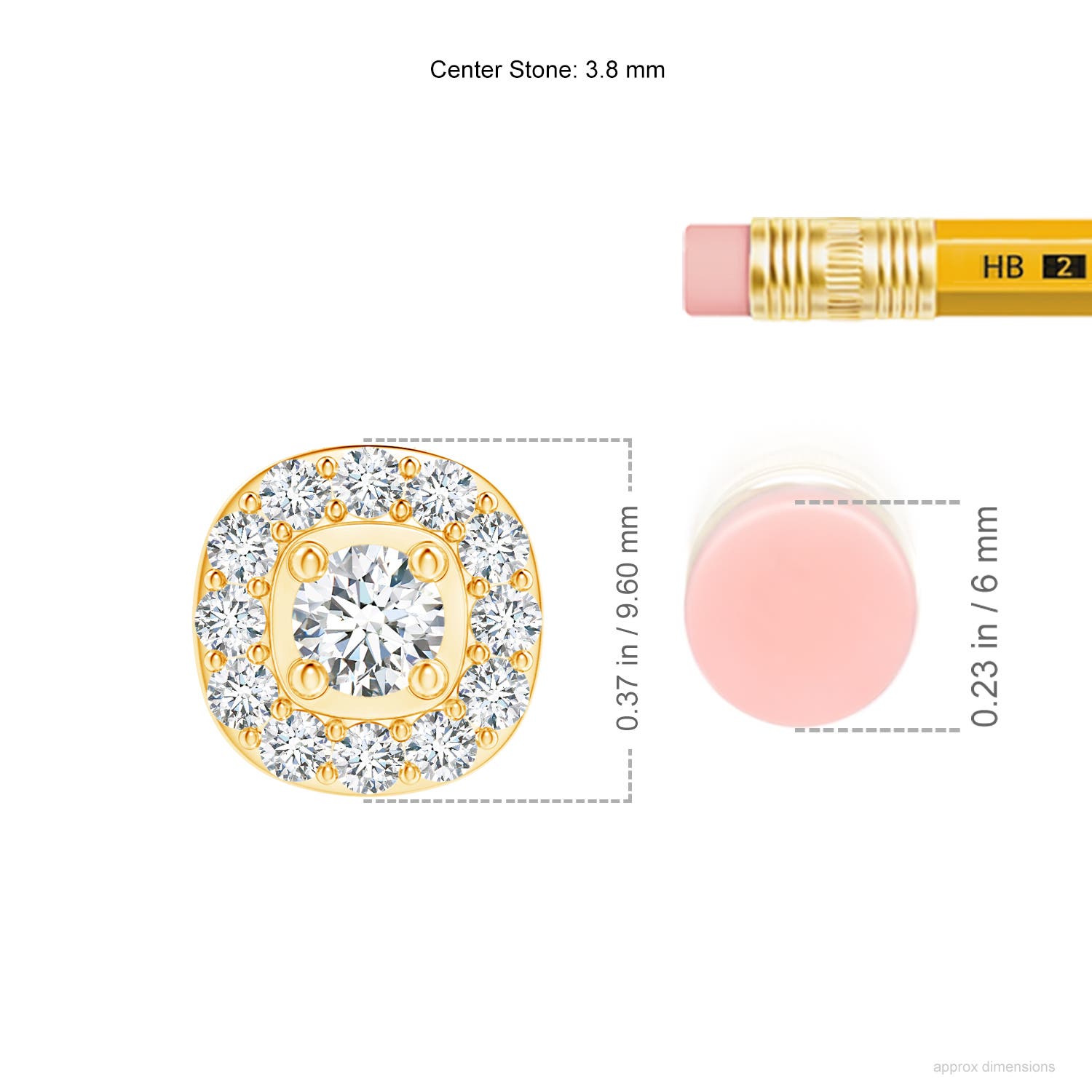 G, VS2 / 0.5 CT / 14 KT Yellow Gold