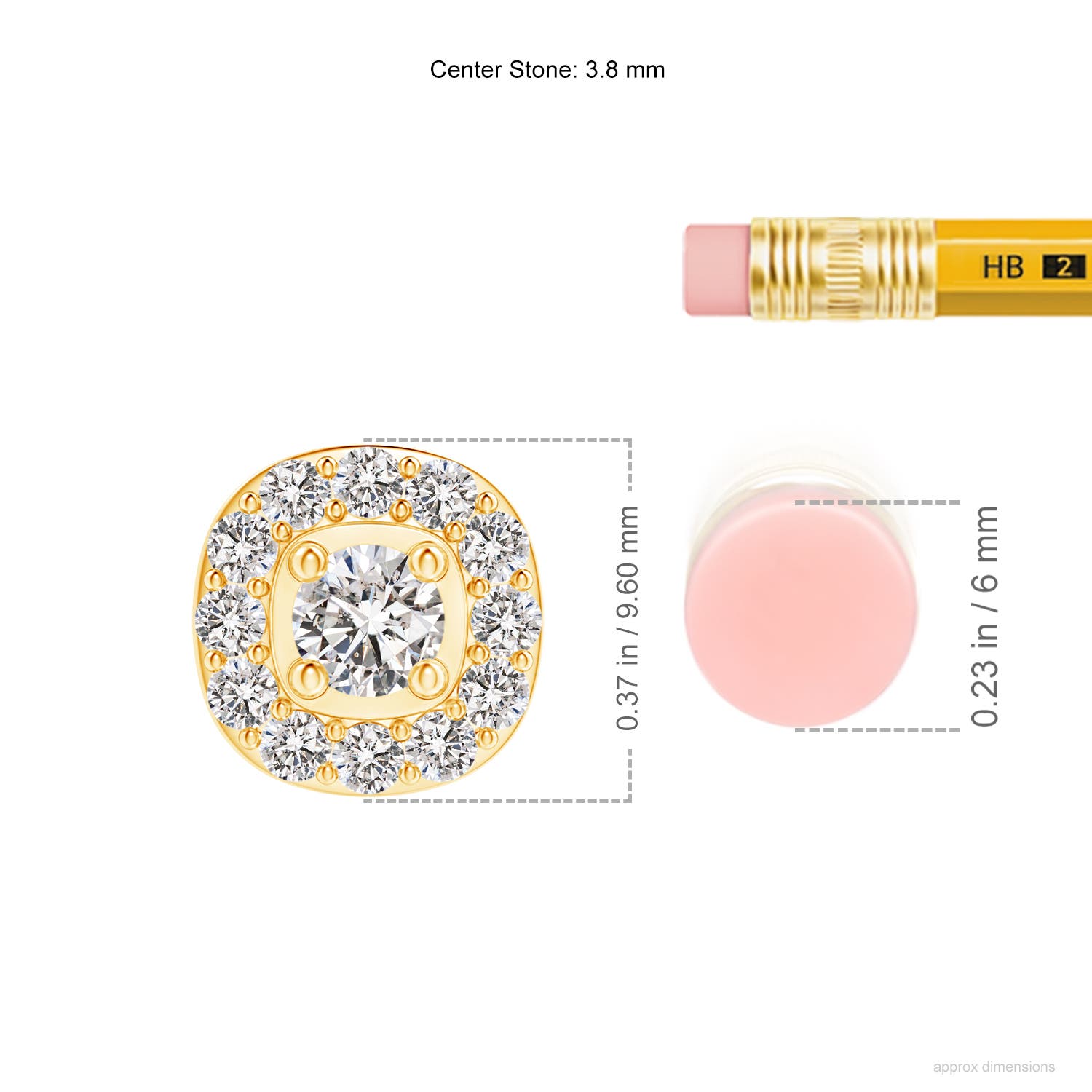 I-J, I1-I2 / 0.5 CT / 14 KT Yellow Gold