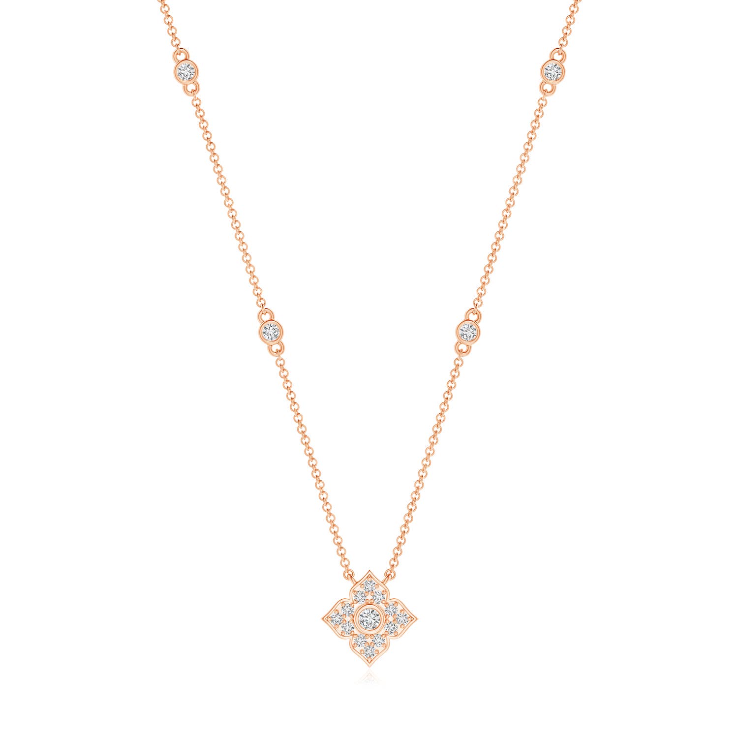 H, SI2 / 0.26 CT / 14 KT Rose Gold