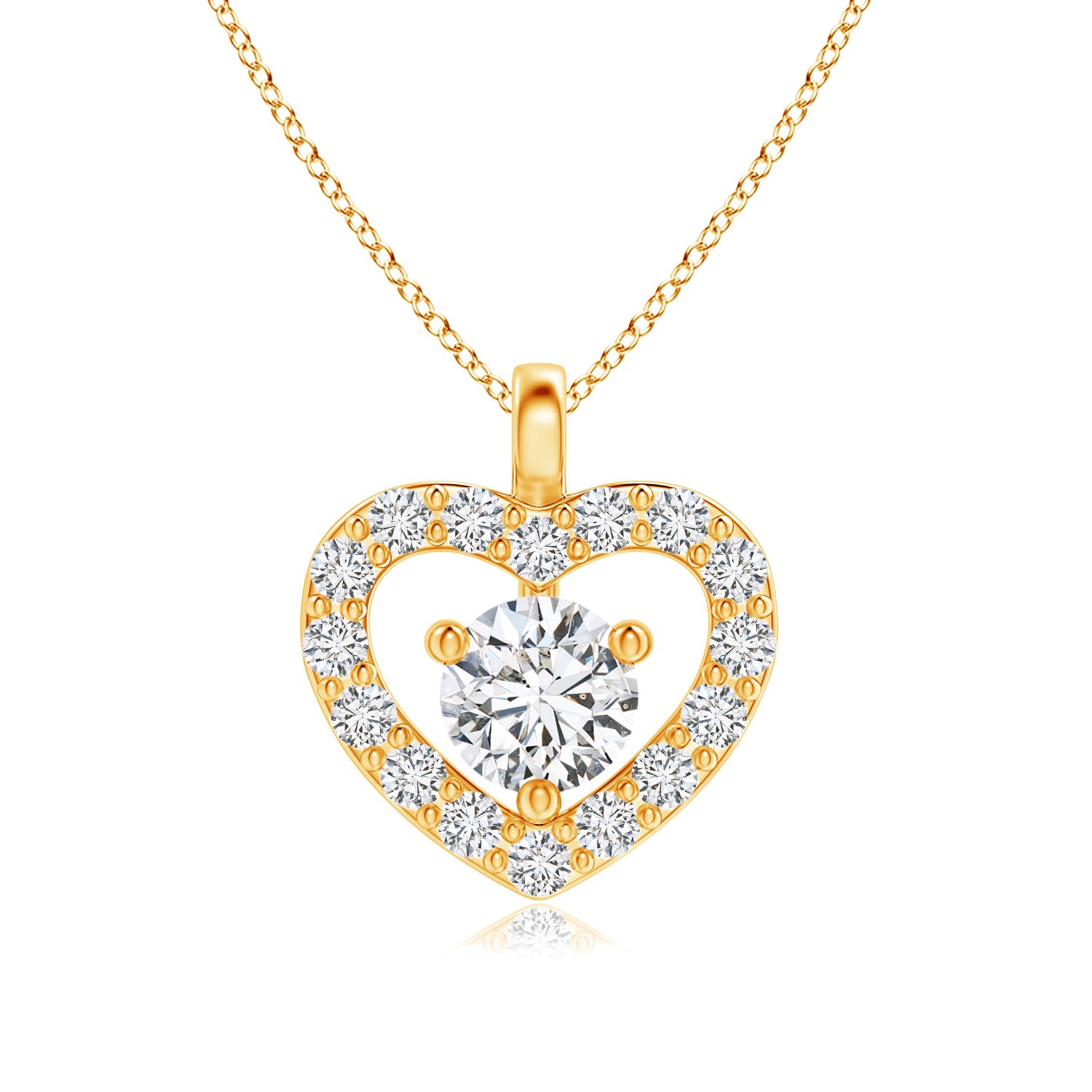 H, SI2 / 0.16 CT / 14 KT Yellow Gold