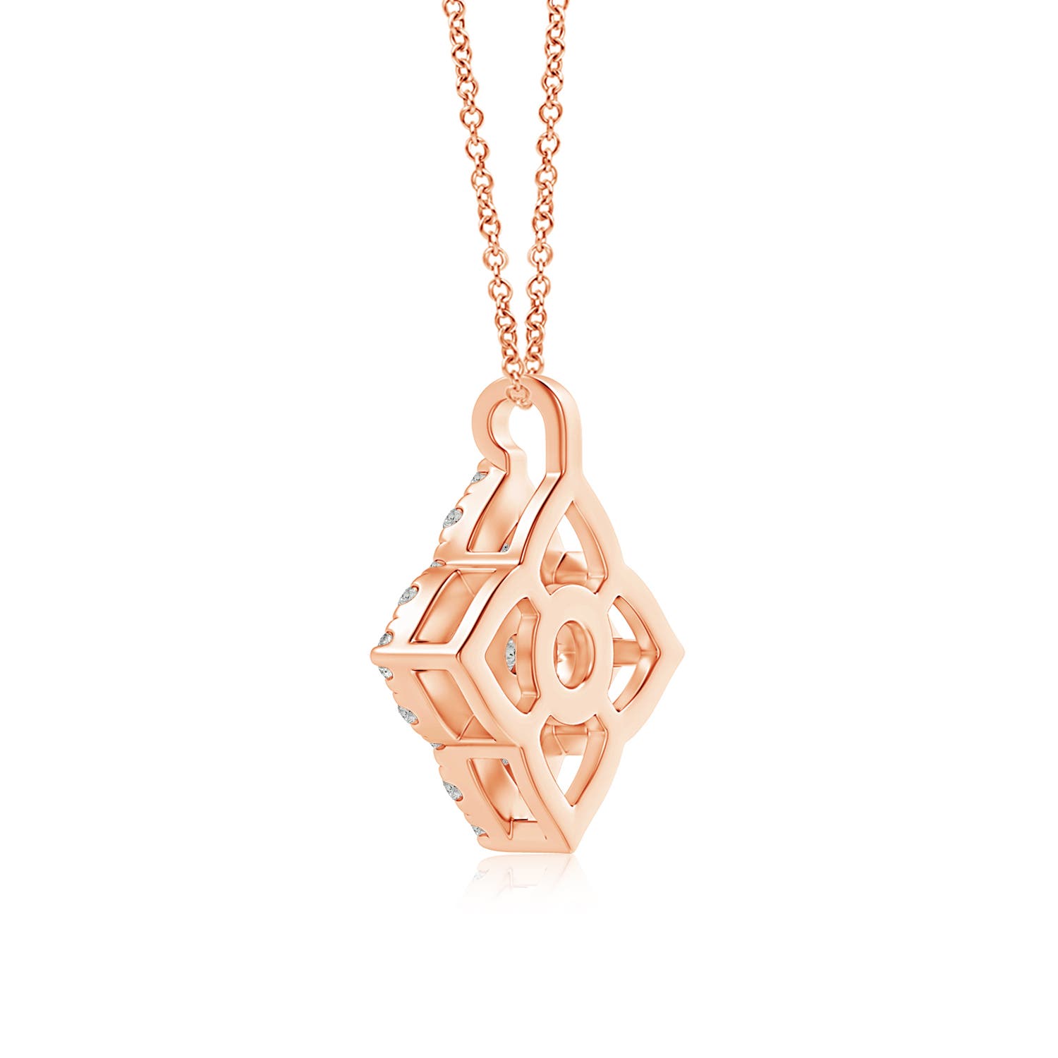 K, I3 / 0.19 CT / 14 KT Rose Gold