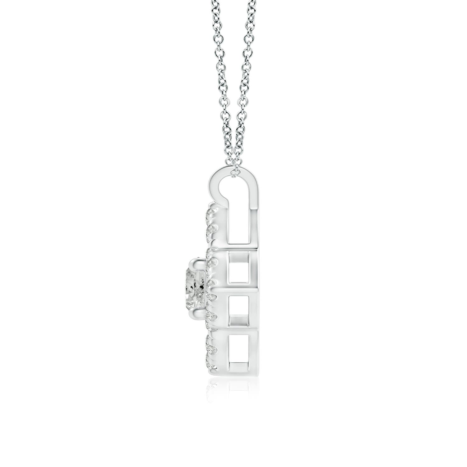 K, I3 / 0.19 CT / 14 KT White Gold