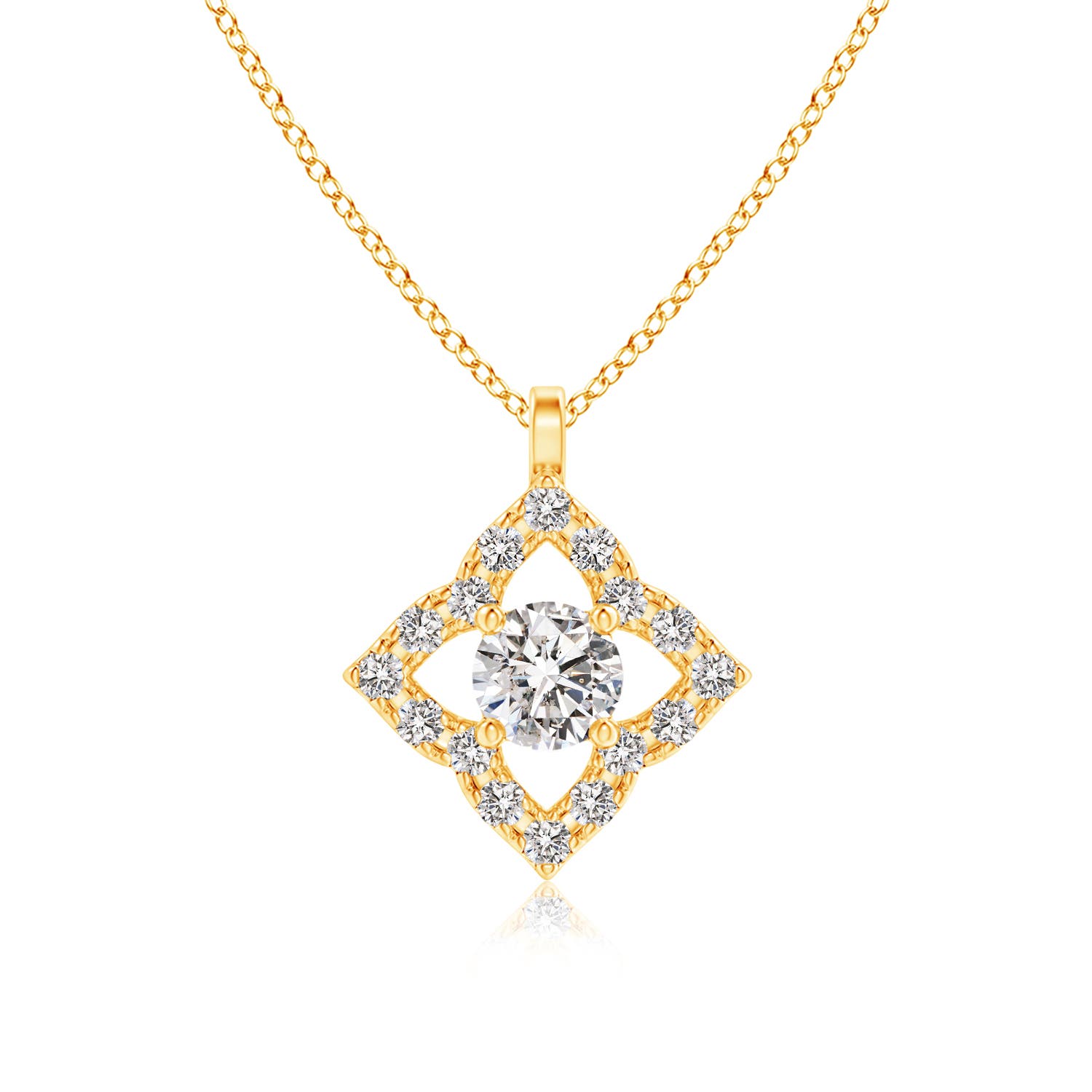 I-J, I1-I2 / 0.19 CT / 14 KT Yellow Gold