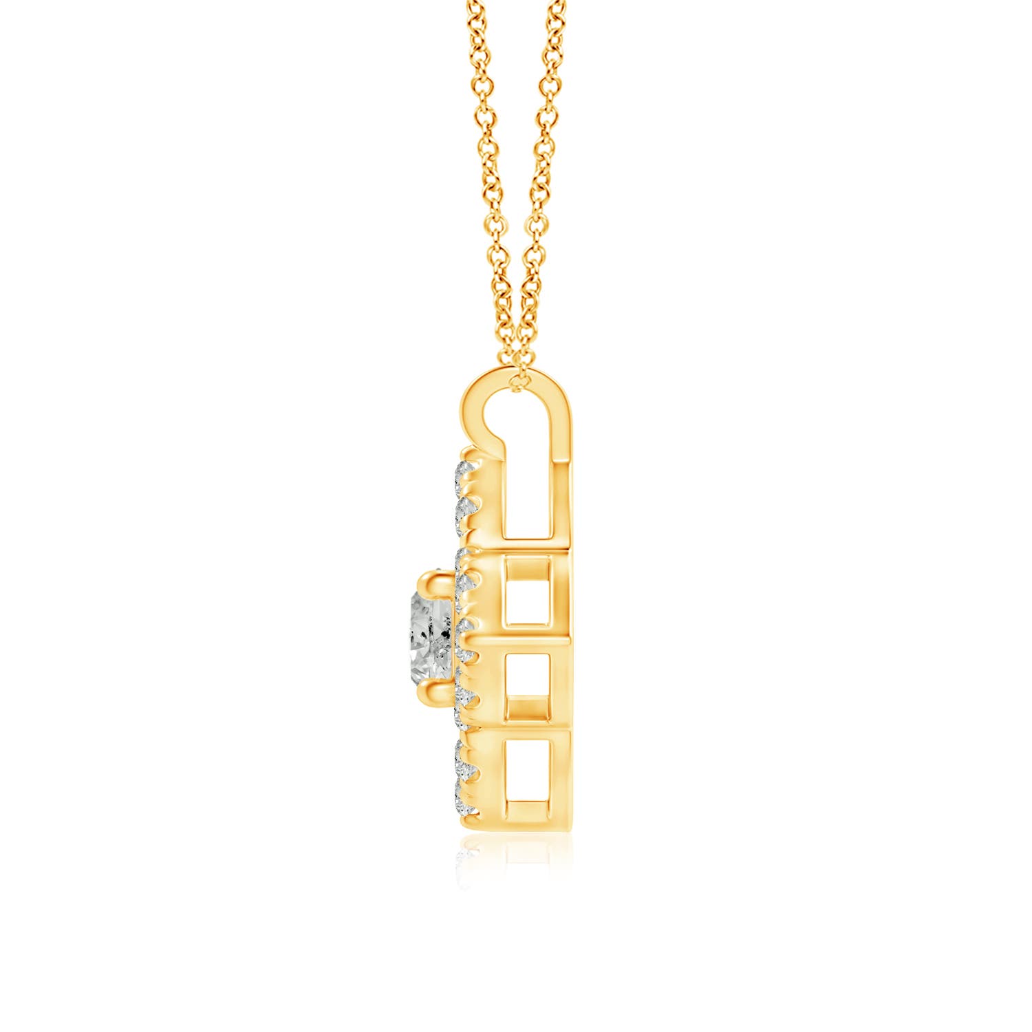 K, I3 / 0.19 CT / 14 KT Yellow Gold