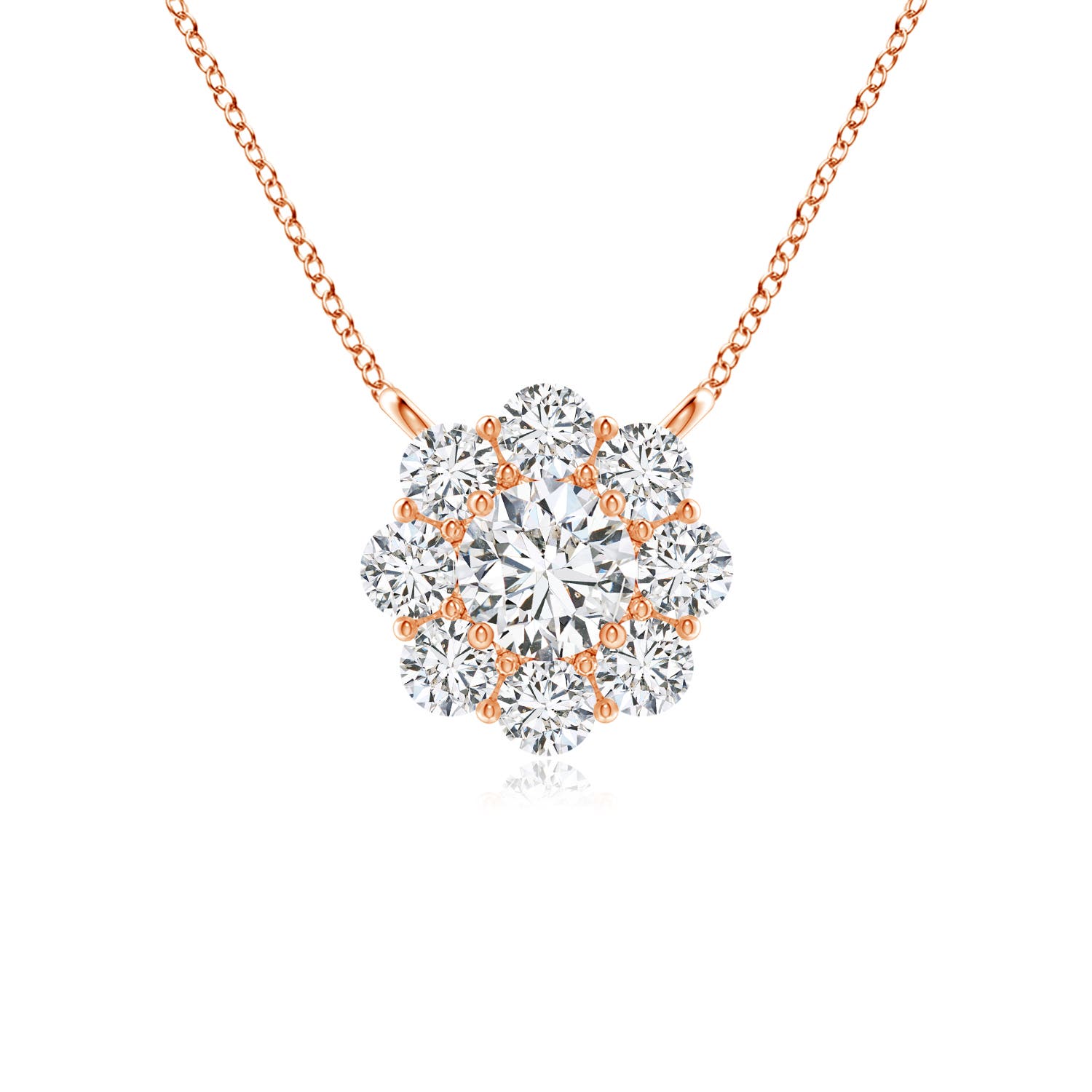 H, SI2 / 0.51 CT / 14 KT Rose Gold