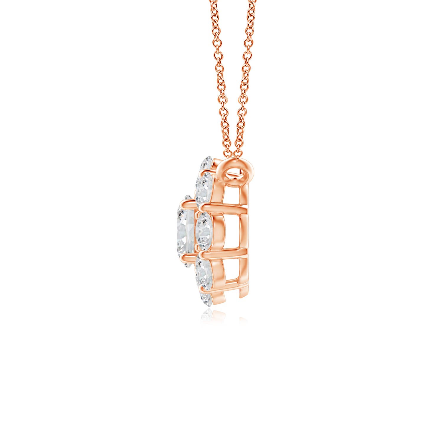 H, SI2 / 0.51 CT / 14 KT Rose Gold