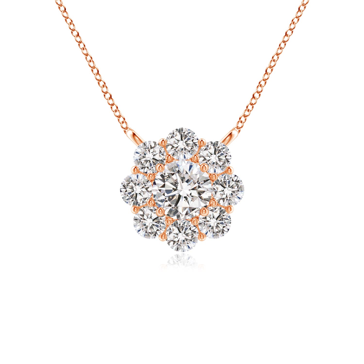 I-J, I1-I2 / 0.51 CT / 14 KT Rose Gold