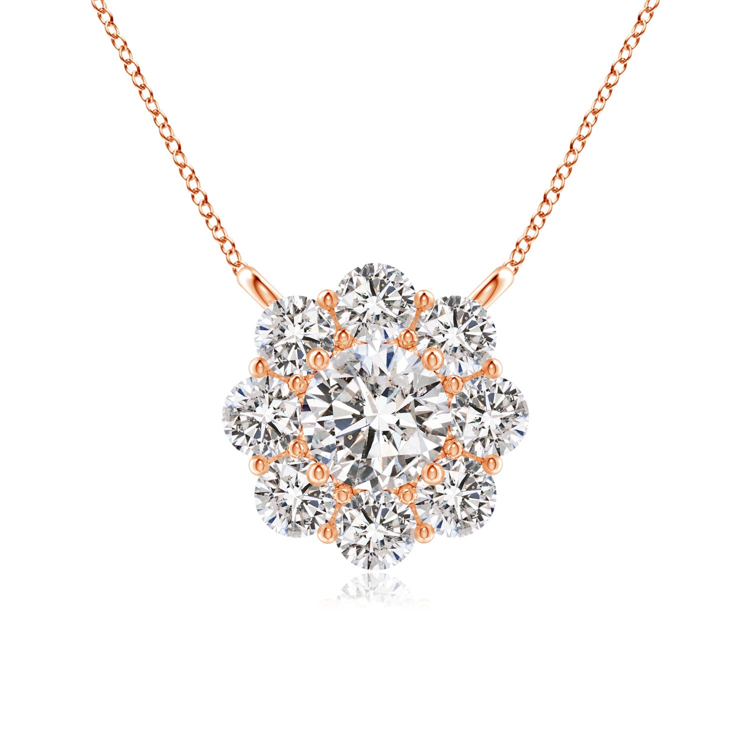 I-J, I1-I2 / 0.76 CT / 14 KT Rose Gold