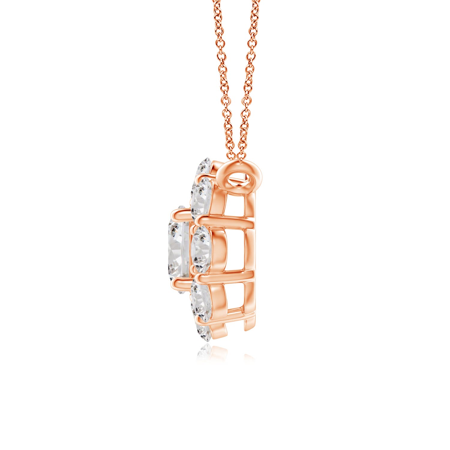 I-J, I1-I2 / 0.76 CT / 14 KT Rose Gold