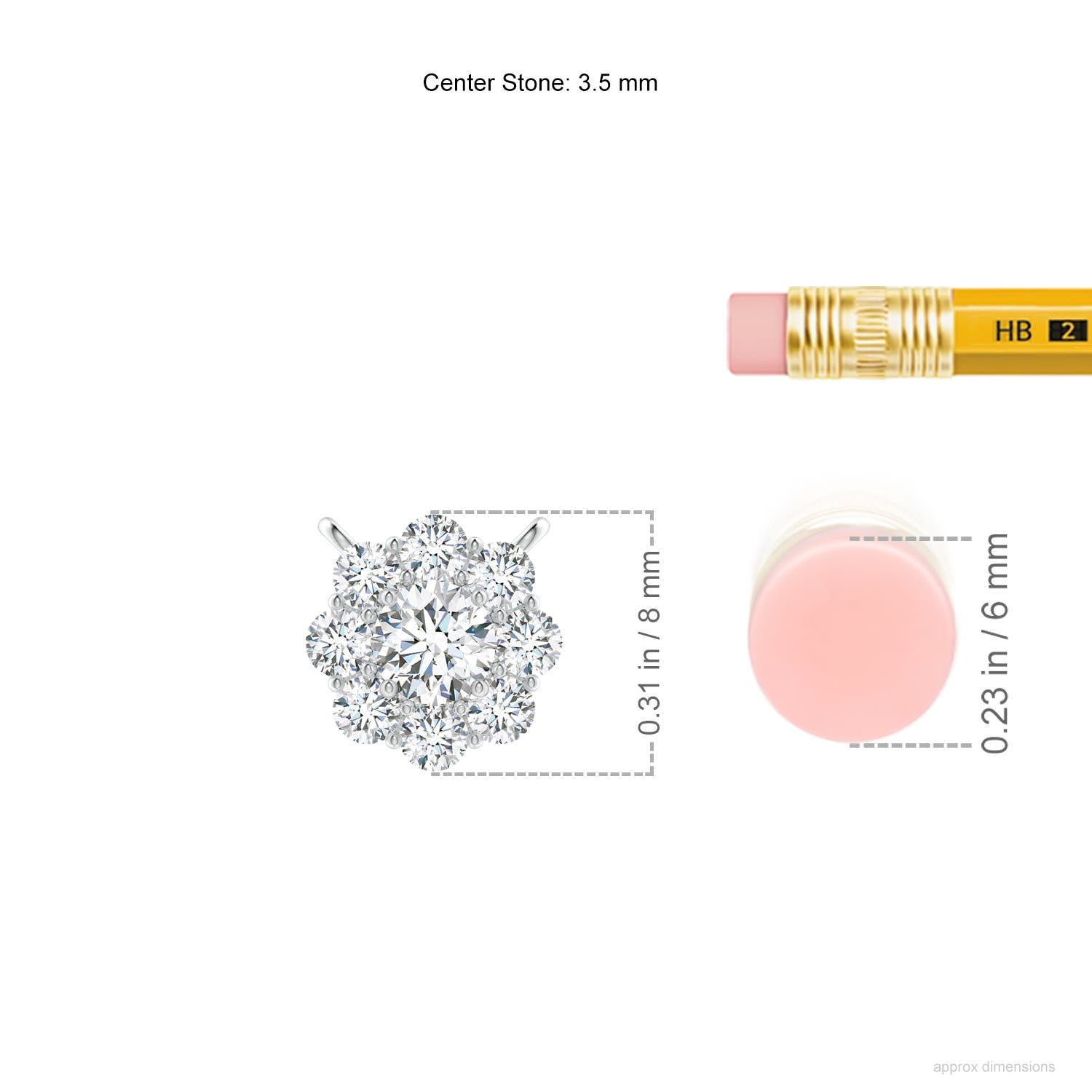 G, VS2 / 0.51 CT / 14 KT White Gold