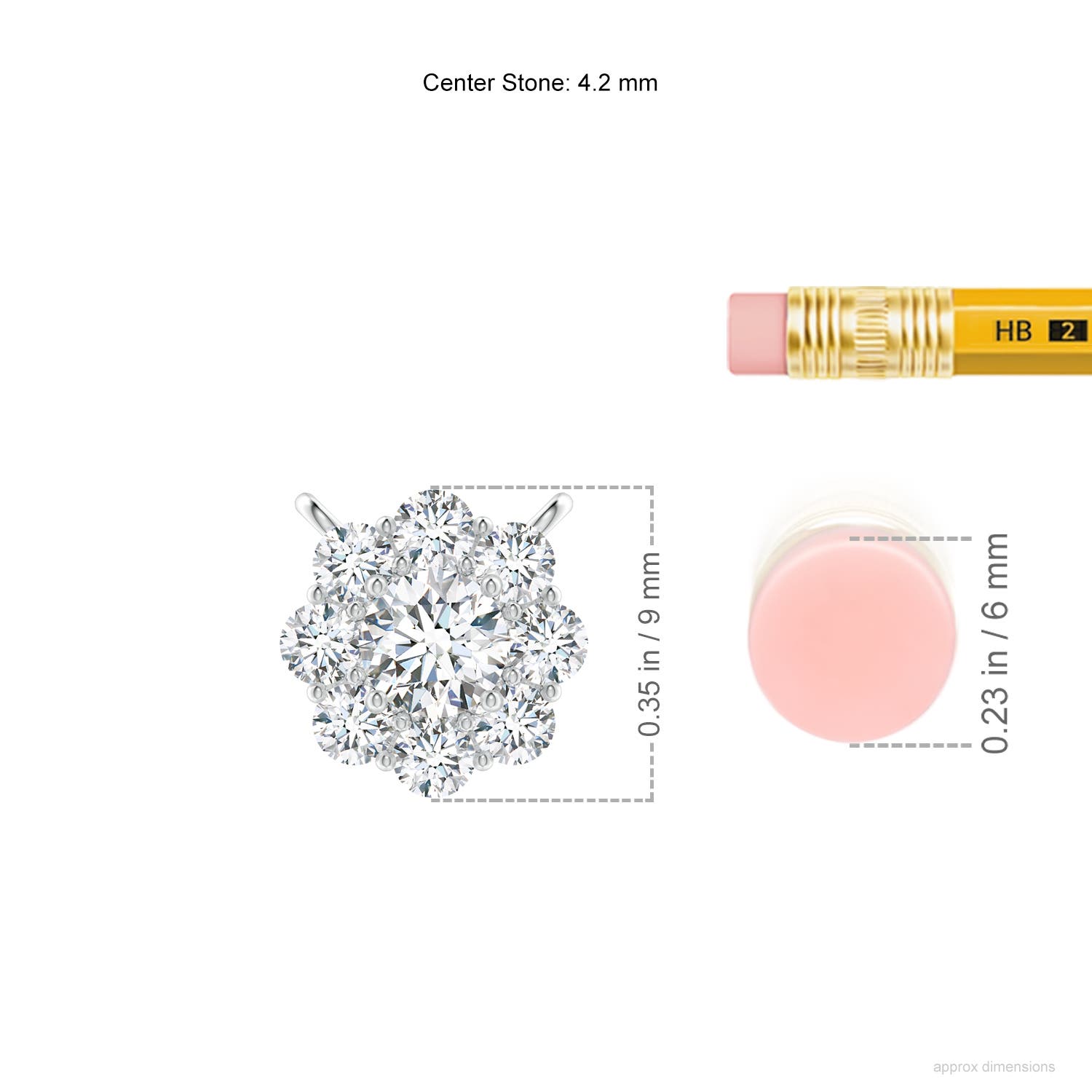 G, VS2 / 0.76 CT / 14 KT White Gold