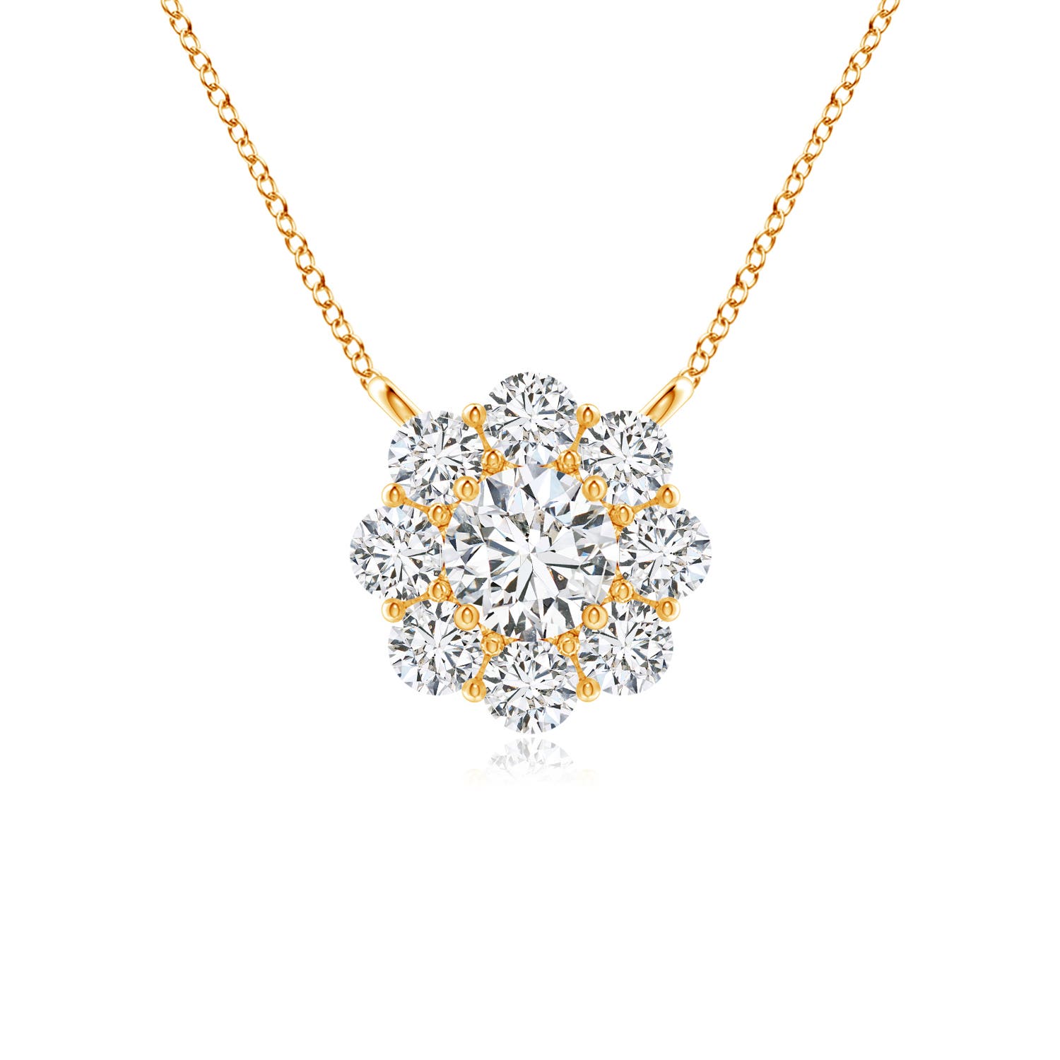 H, SI2 / 0.51 CT / 14 KT Yellow Gold