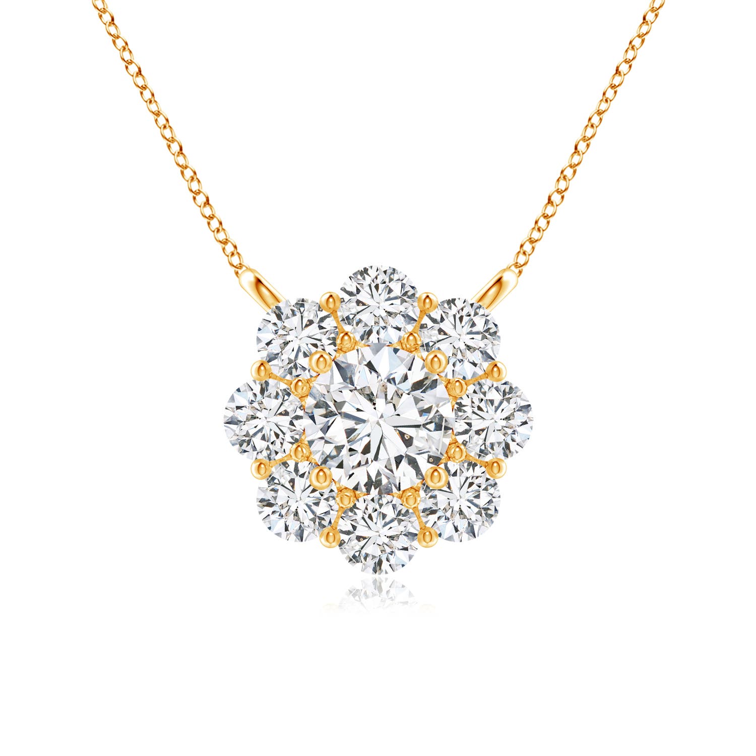 H, SI2 / 0.76 CT / 14 KT Yellow Gold