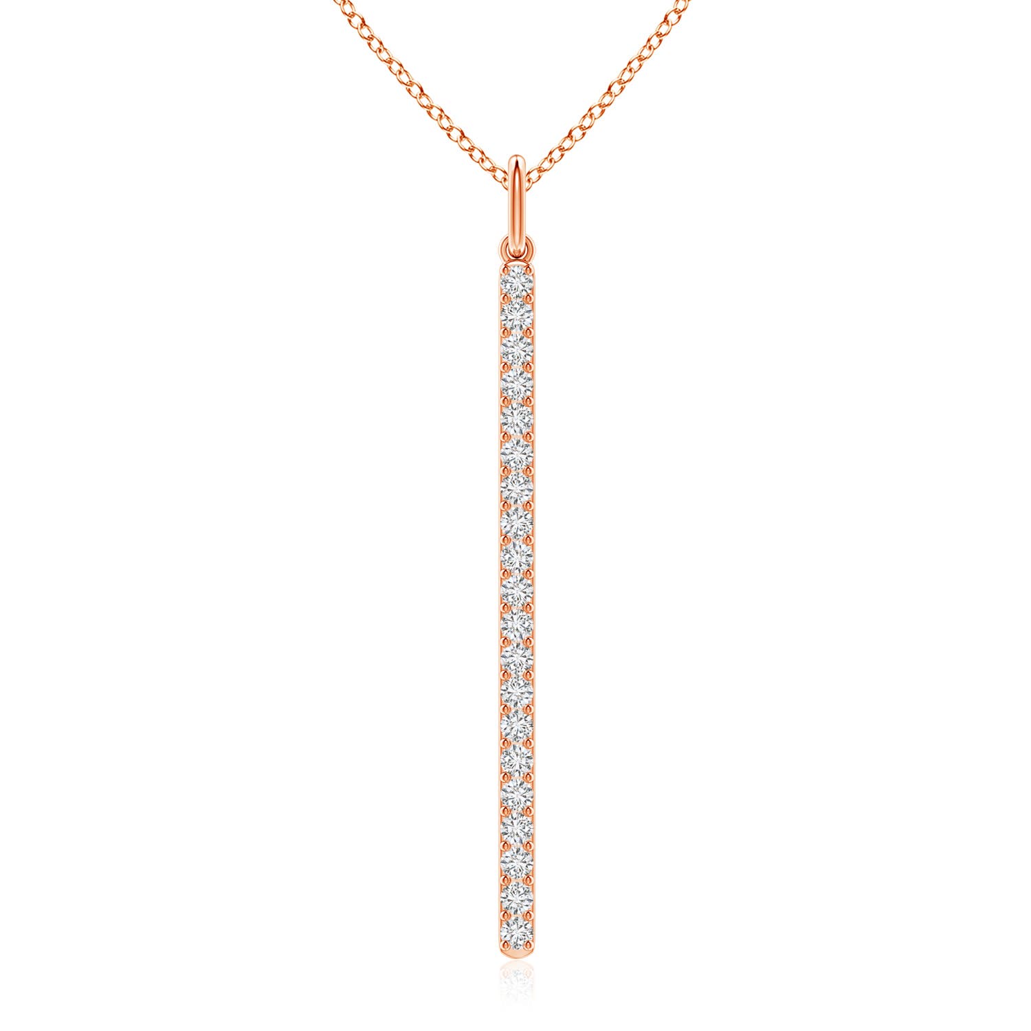 H, SI2 / 0.16 CT / 14 KT Rose Gold