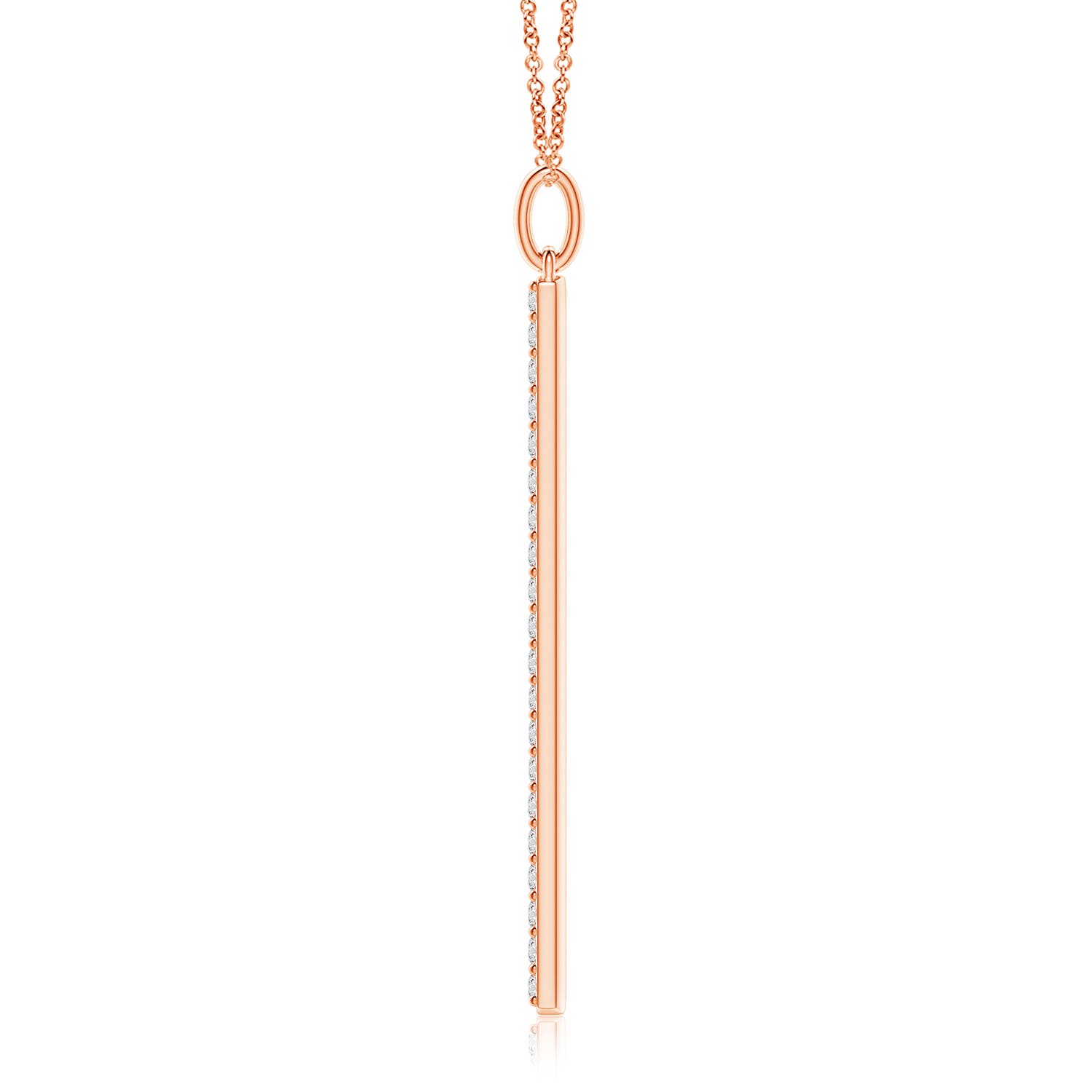 H, SI2 / 0.16 CT / 14 KT Rose Gold