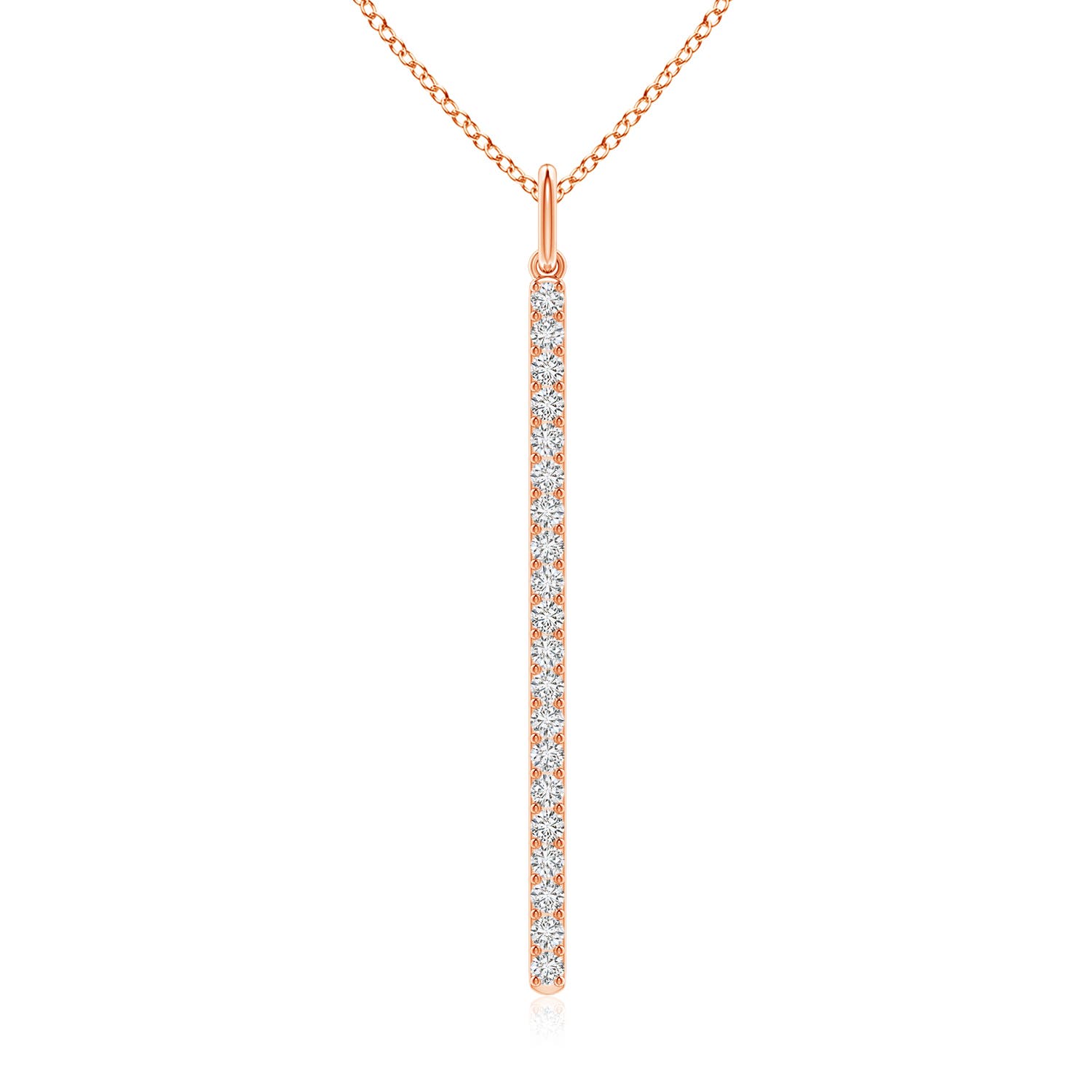 H, SI2 / 0.1 CT / 14 KT Rose Gold