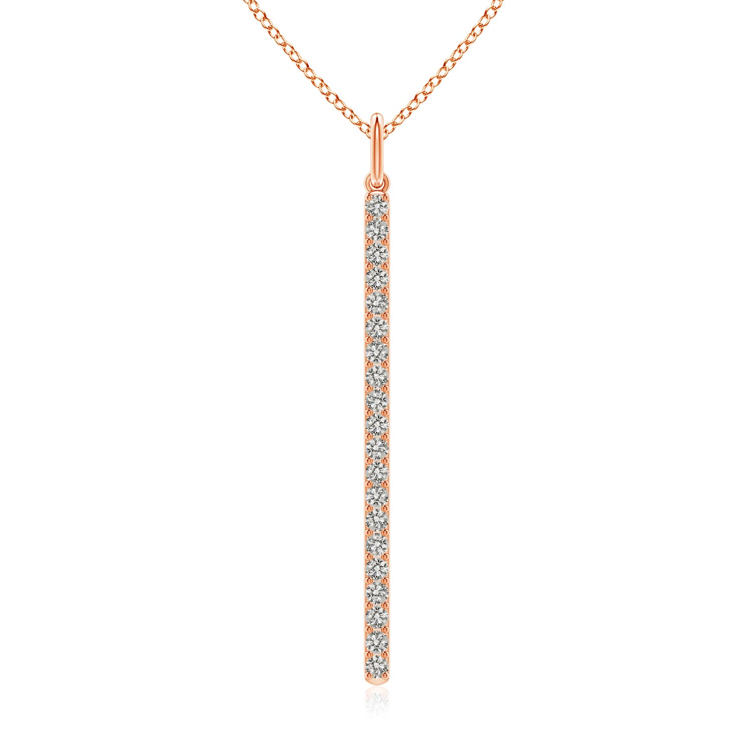 K, I3 / 0.1 CT / 14 KT Rose Gold