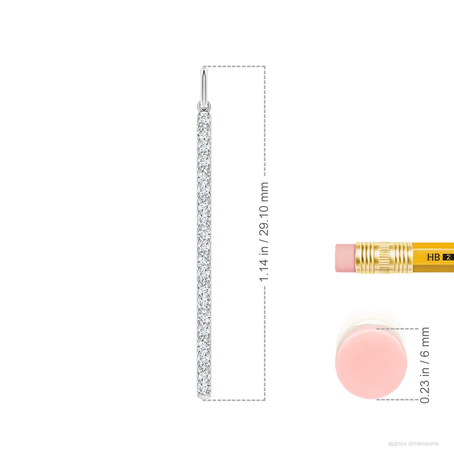 G, VS2 / 0.16 CT / 14 KT White Gold