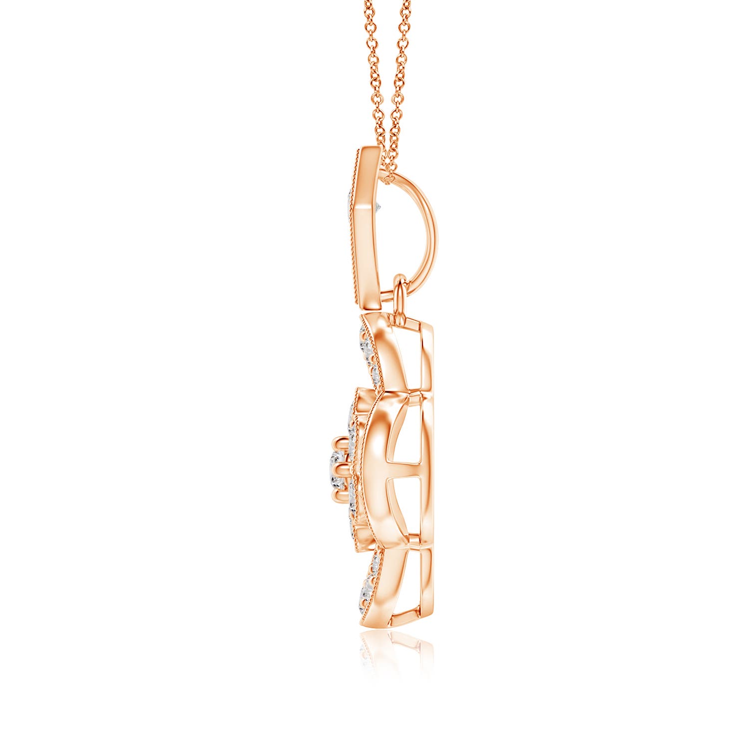 I-J, I1-I2 / 0.07 CT / 14 KT Rose Gold