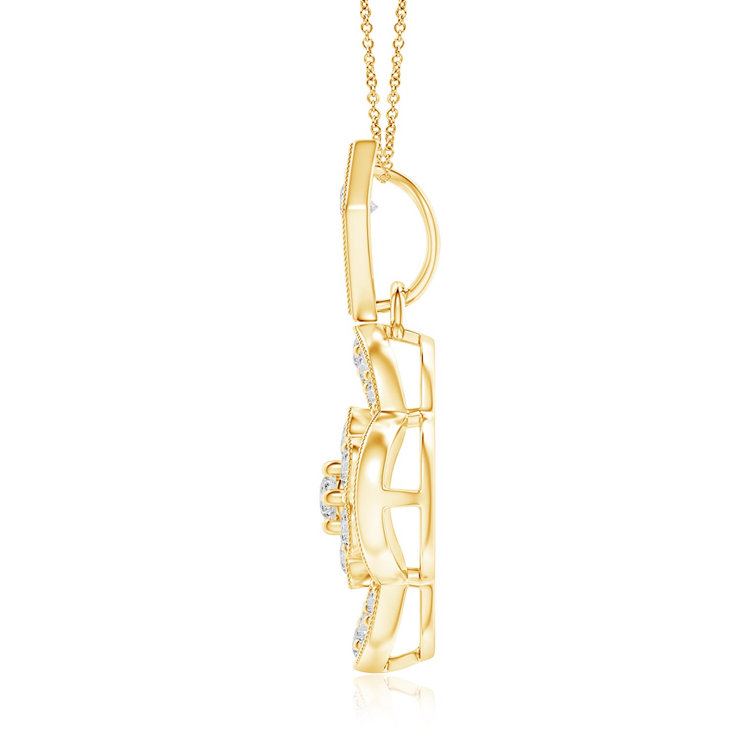 H, SI2 / 0.1 CT / 14 KT Yellow Gold