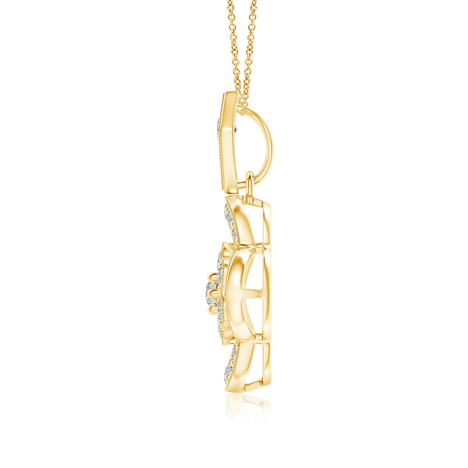 K, I3 / 0.07 CT / 14 KT Yellow Gold