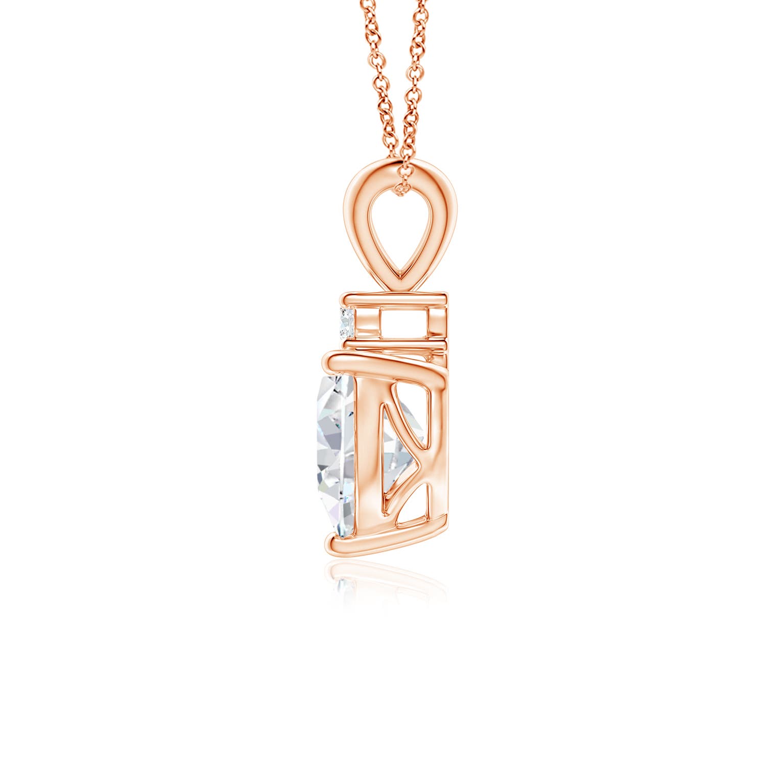 G, VS2 / 0.79 CT / 14 KT Rose Gold