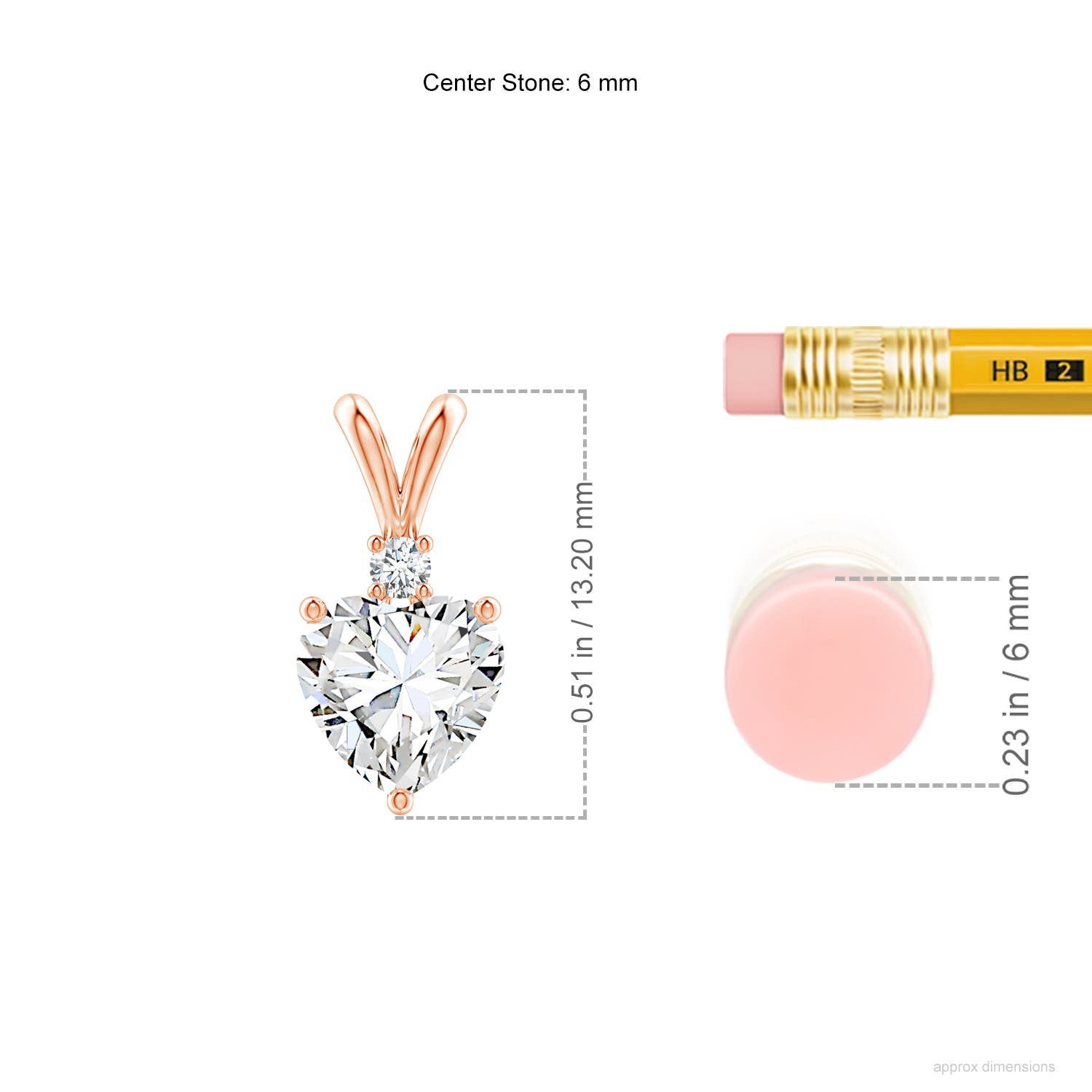 G, VS2 / 0.79 CT / 14 KT Rose Gold