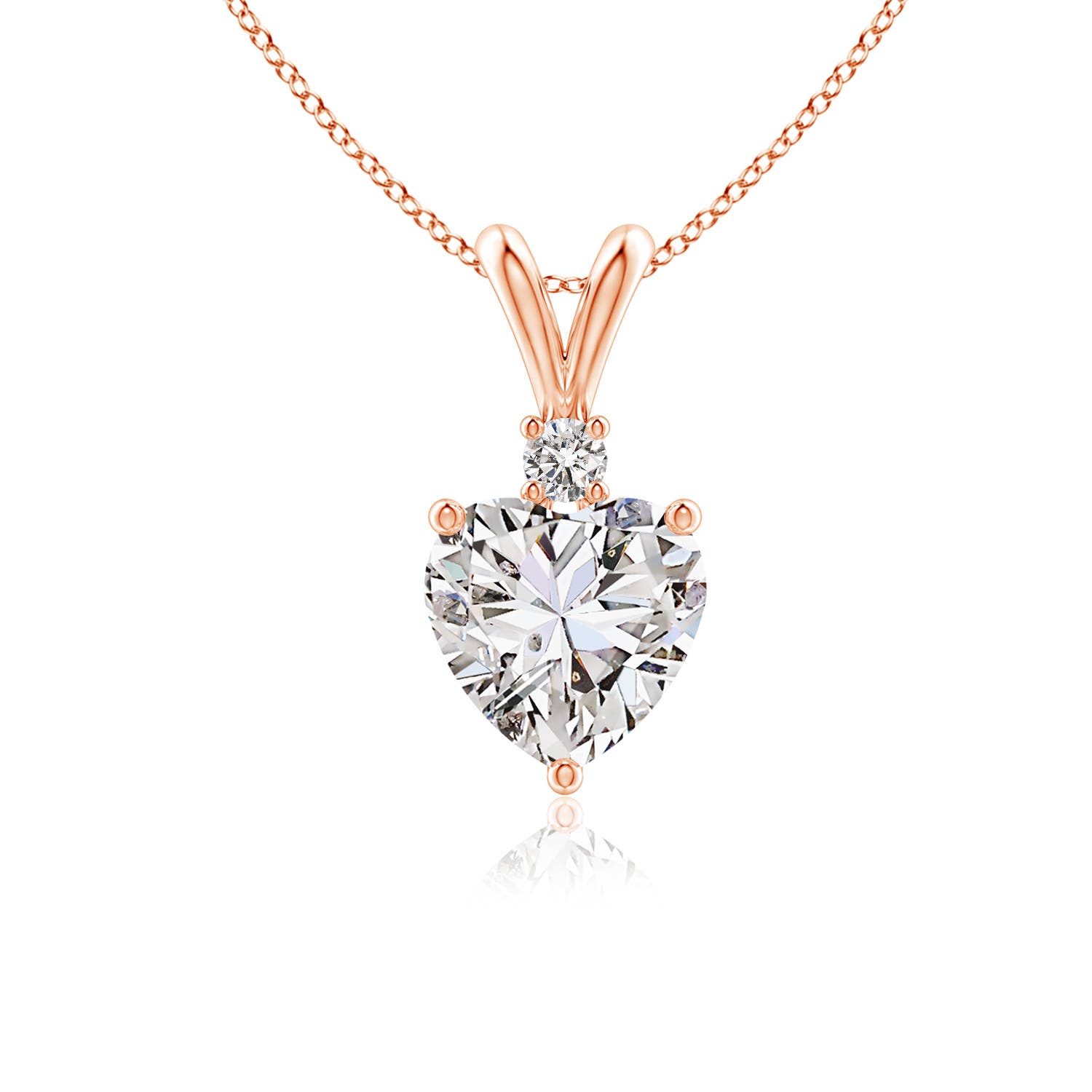 I-J, I1-I2 / 0.79 CT / 14 KT Rose Gold