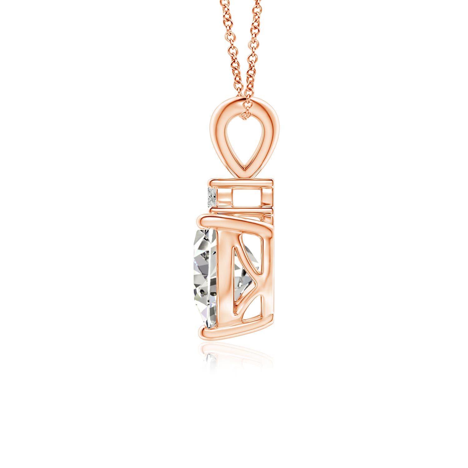 K, I3 / 0.79 CT / 14 KT Rose Gold