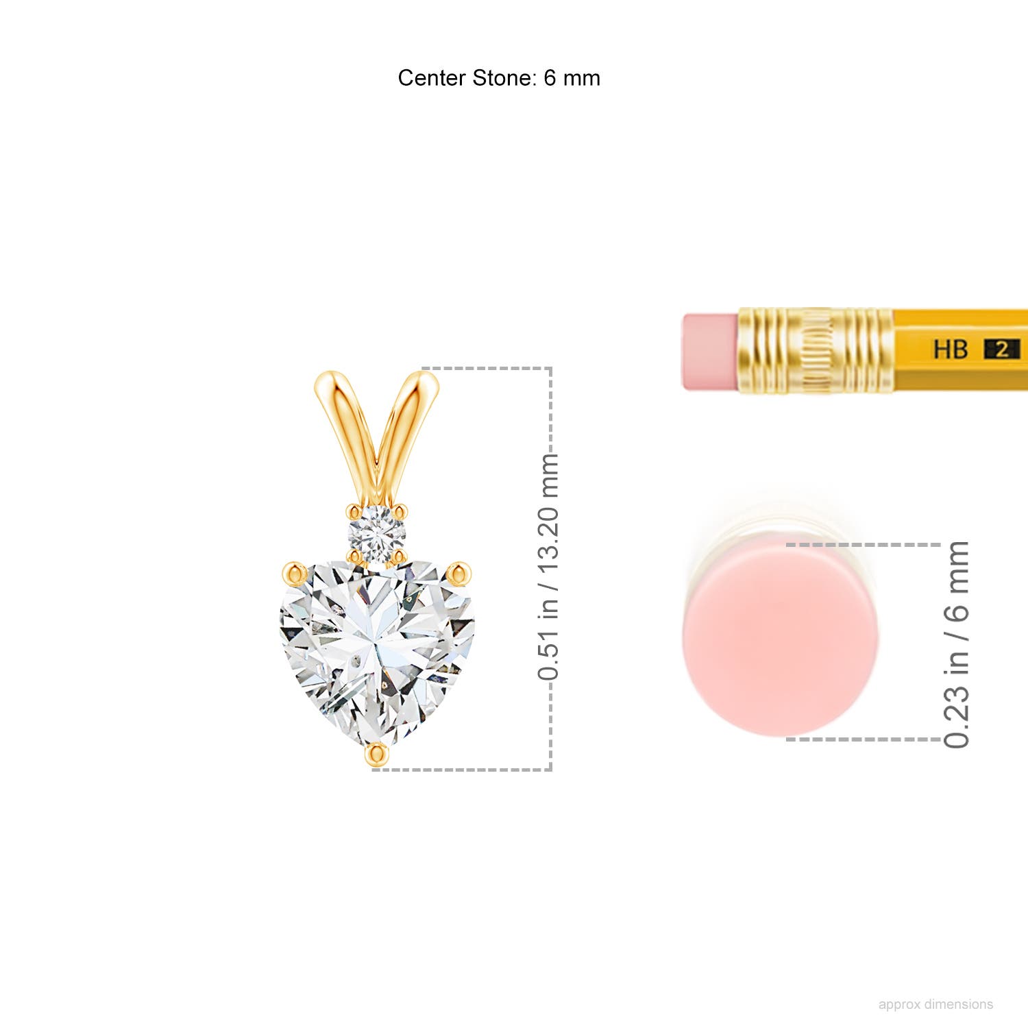 H, SI2 / 0.79 CT / 14 KT Yellow Gold