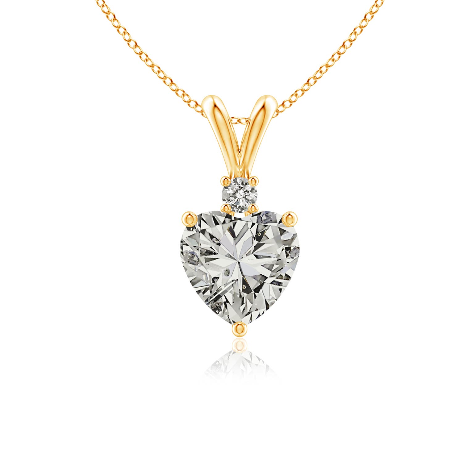 K, I3 / 0.79 CT / 14 KT Yellow Gold