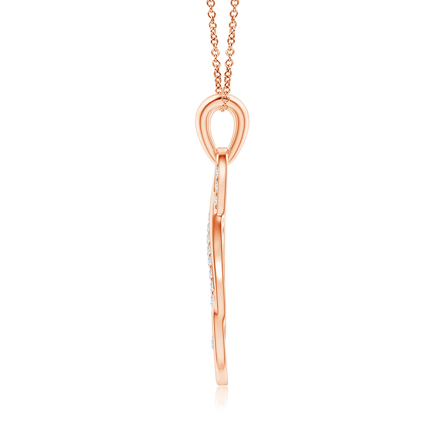 G, VS2 / 0.18 CT / 14 KT Rose Gold