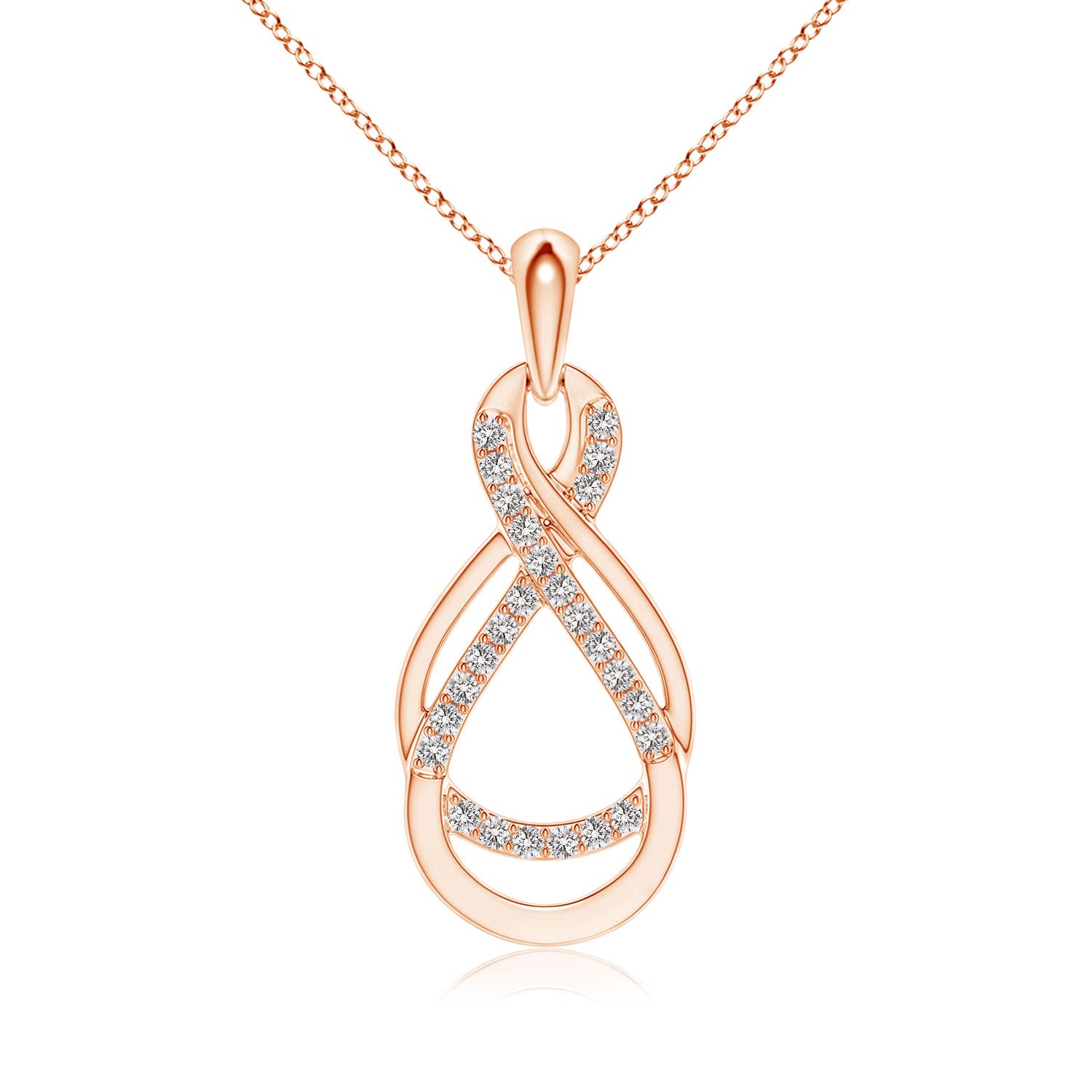 I-J, I1-I2 / 0.18 CT / 14 KT Rose Gold