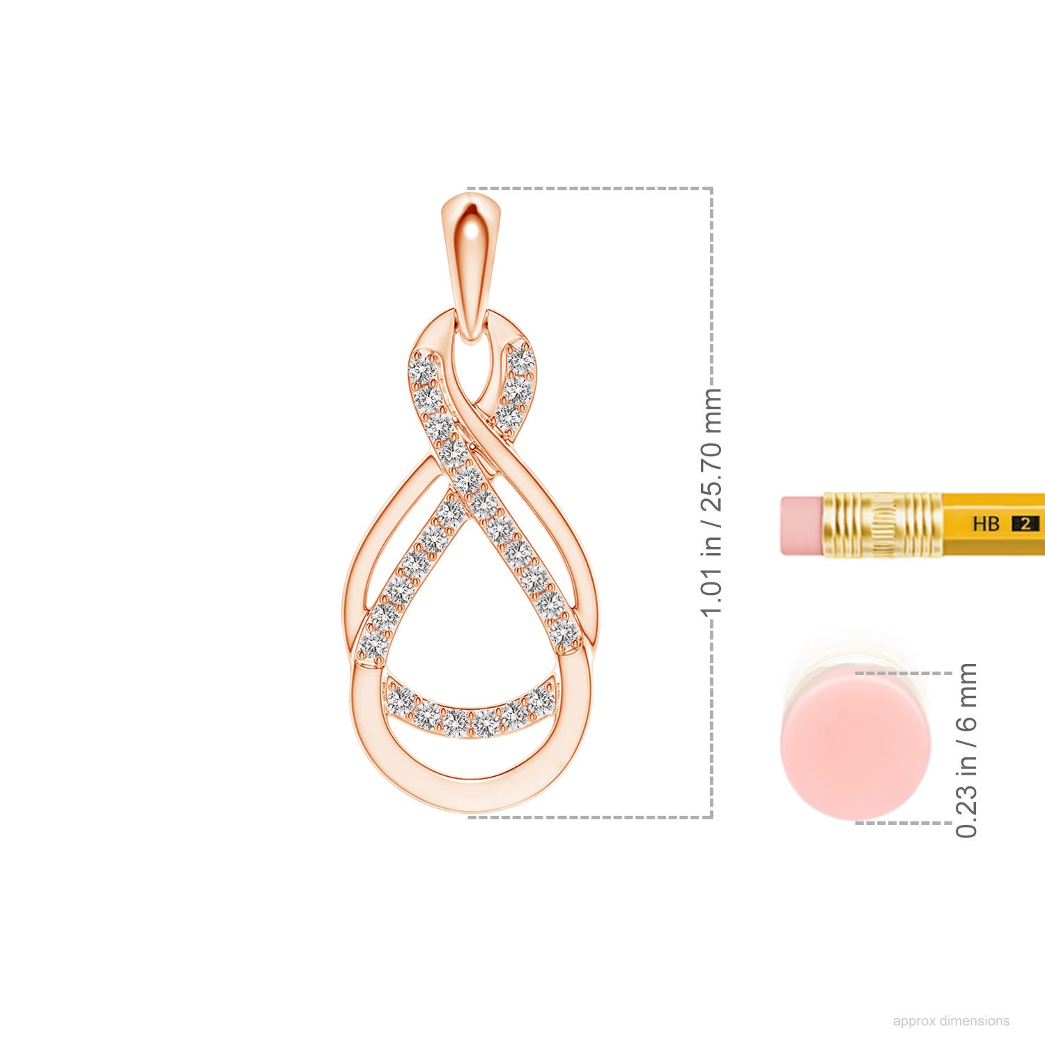 I-J, I1-I2 / 0.18 CT / 14 KT Rose Gold