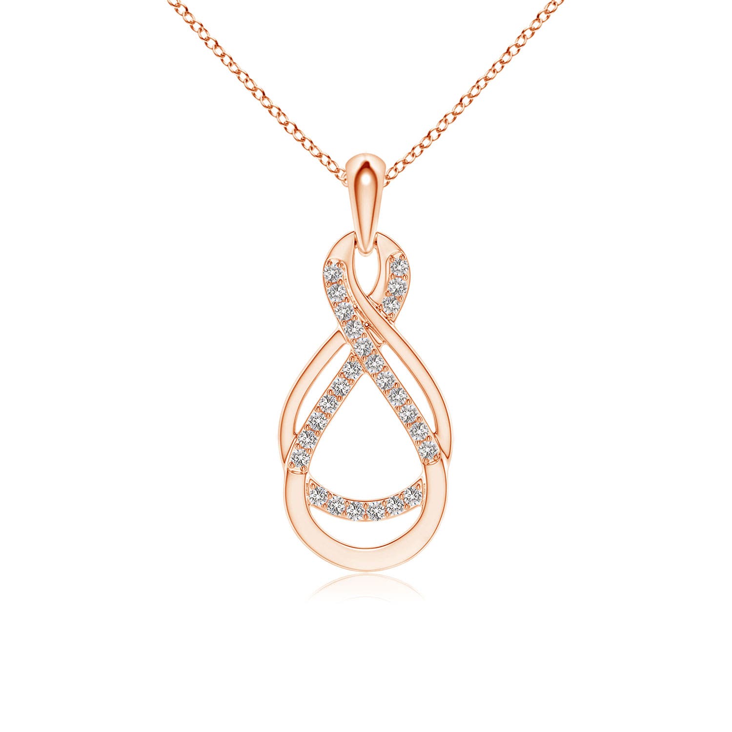 I-J, I1-I2 / 0.13 CT / 14 KT Rose Gold