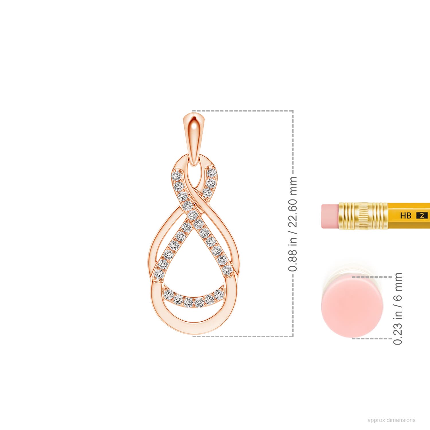 I-J, I1-I2 / 0.13 CT / 14 KT Rose Gold