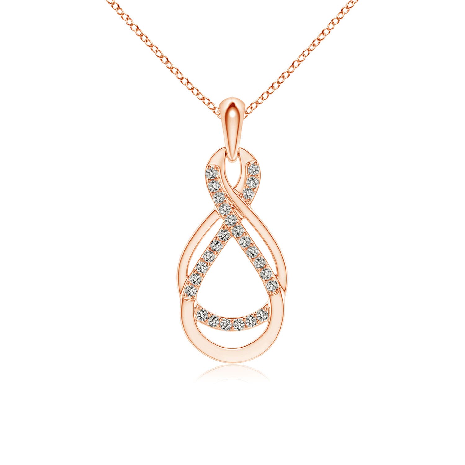 K, I3 / 0.13 CT / 14 KT Rose Gold