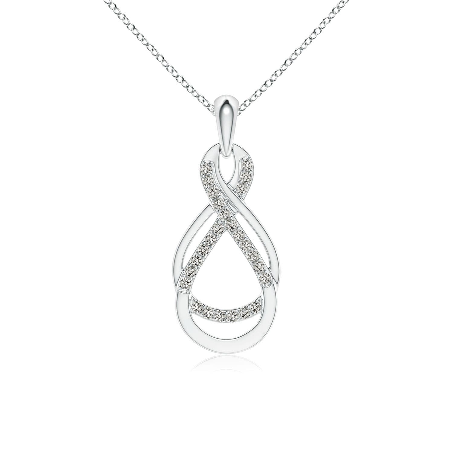 K, I3 / 0.13 CT / 14 KT White Gold