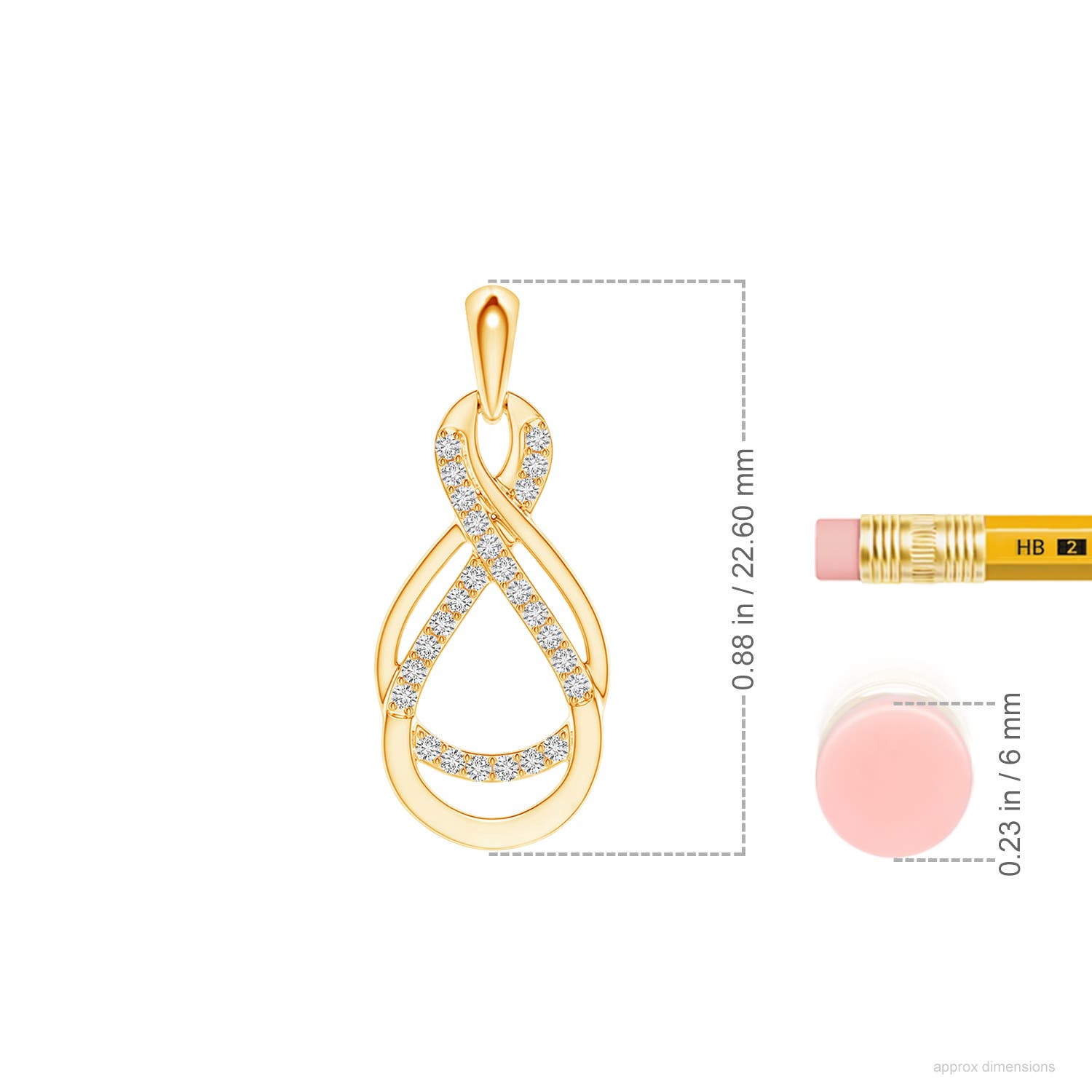 H, SI2 / 0.13 CT / 14 KT Yellow Gold