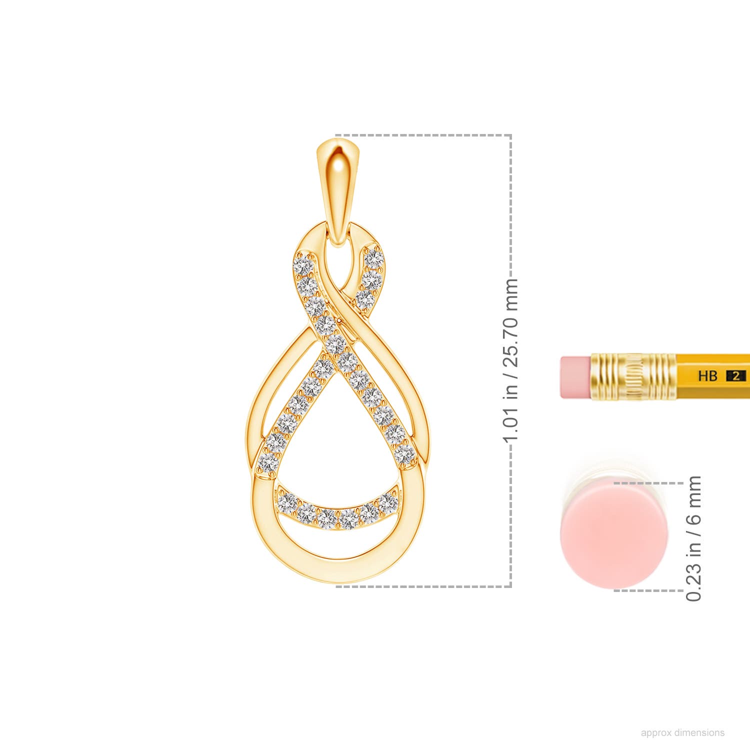 I-J, I1-I2 / 0.18 CT / 14 KT Yellow Gold