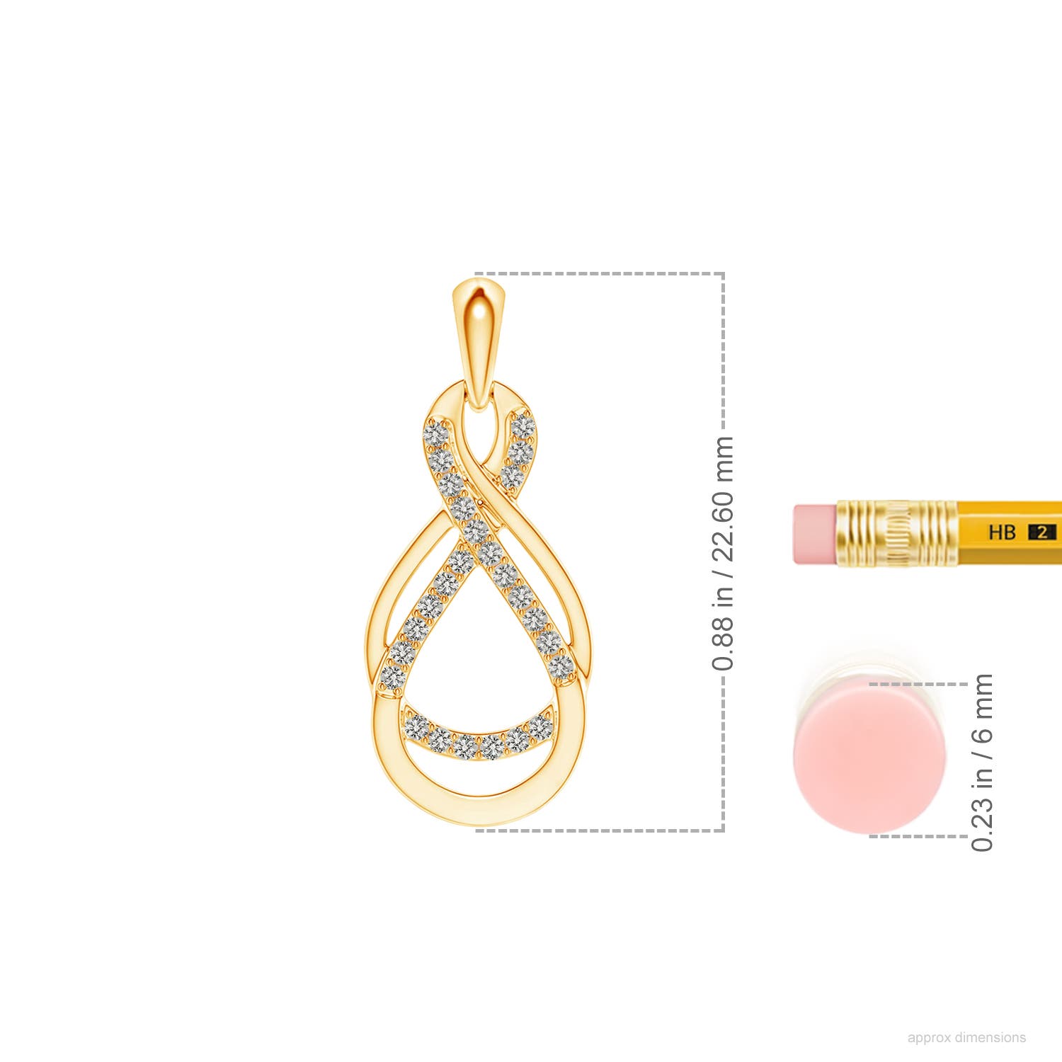 K, I3 / 0.13 CT / 14 KT Yellow Gold